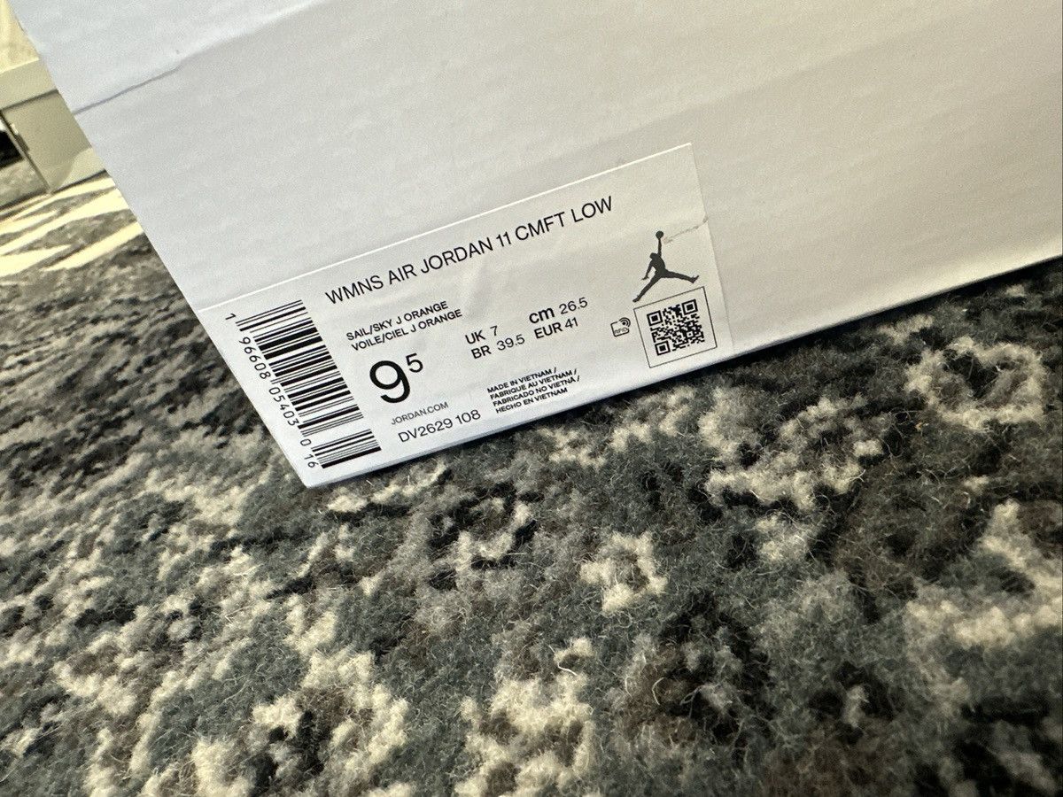 Nike Size 9.5W which is 8 mens - Jordan 11 low CMFT White Size US 8 / EU 41 - 9 Thumbnail