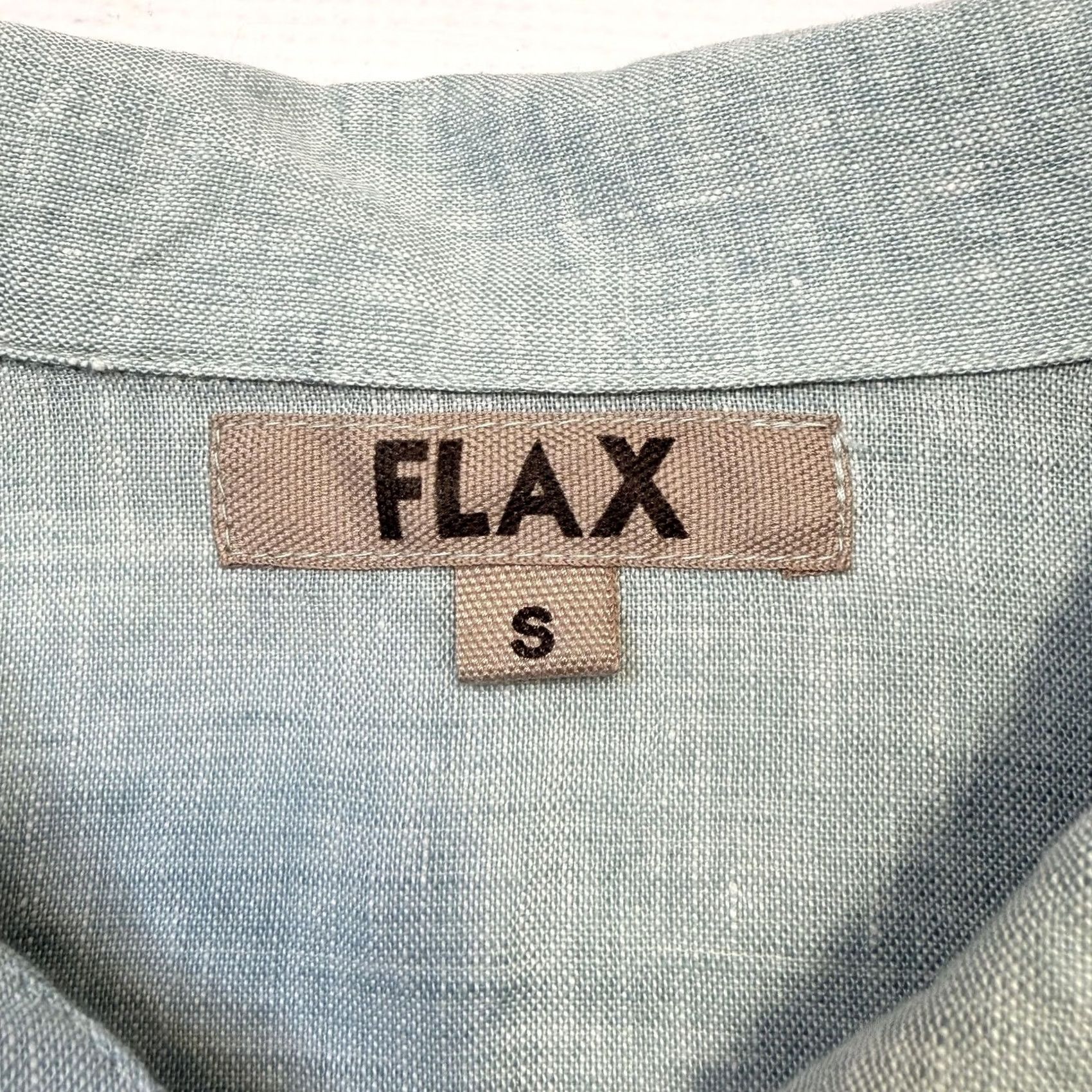 FLAX FLAX Shirt Dress Womens Small Blue 100% Linen Button Front Collared Pockets Shirt Dress Womens Small Blue Linen Button Front Collared Pockets Size S / US 4 / IT 40 - 4 Thumbnail
