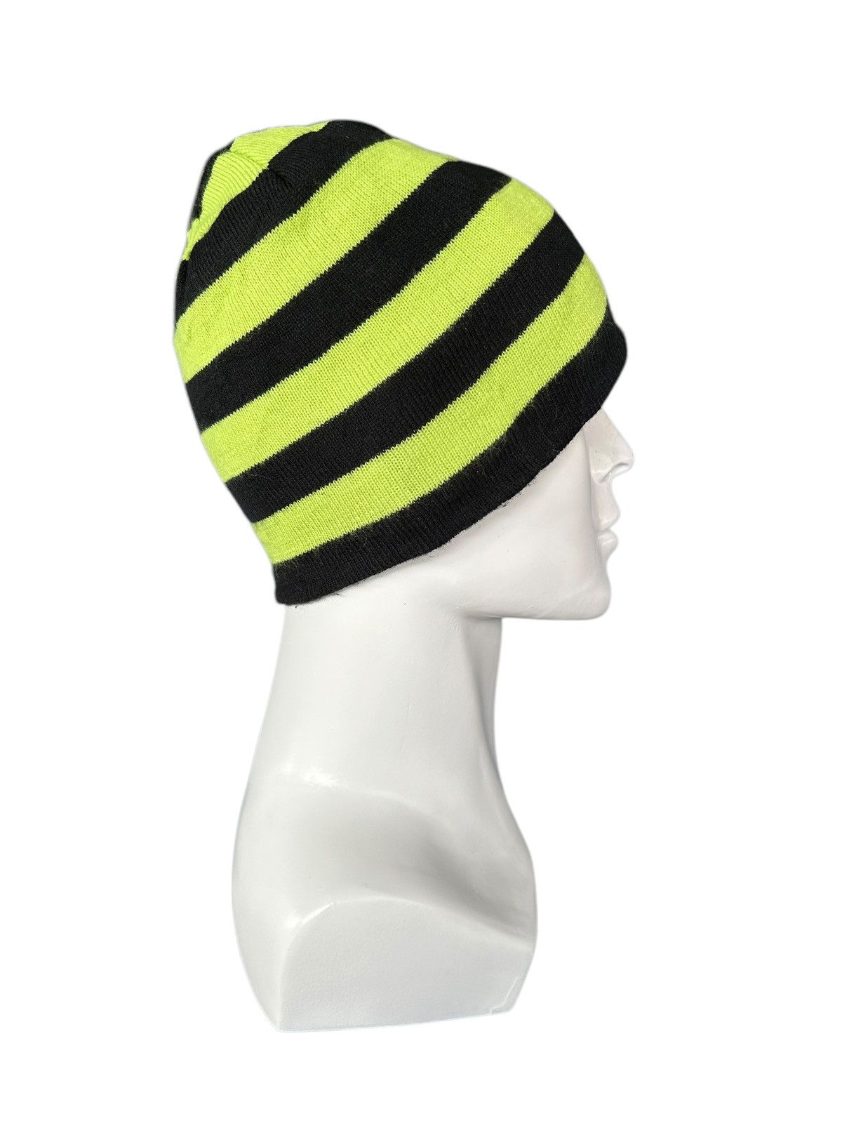 Japanese Brand × Quiksilver × Vintage Quiksilver Big Logo Stripe Beanie Hats Snowcap ☠️☠️ Size ONE SIZE - 3 Thumbnail