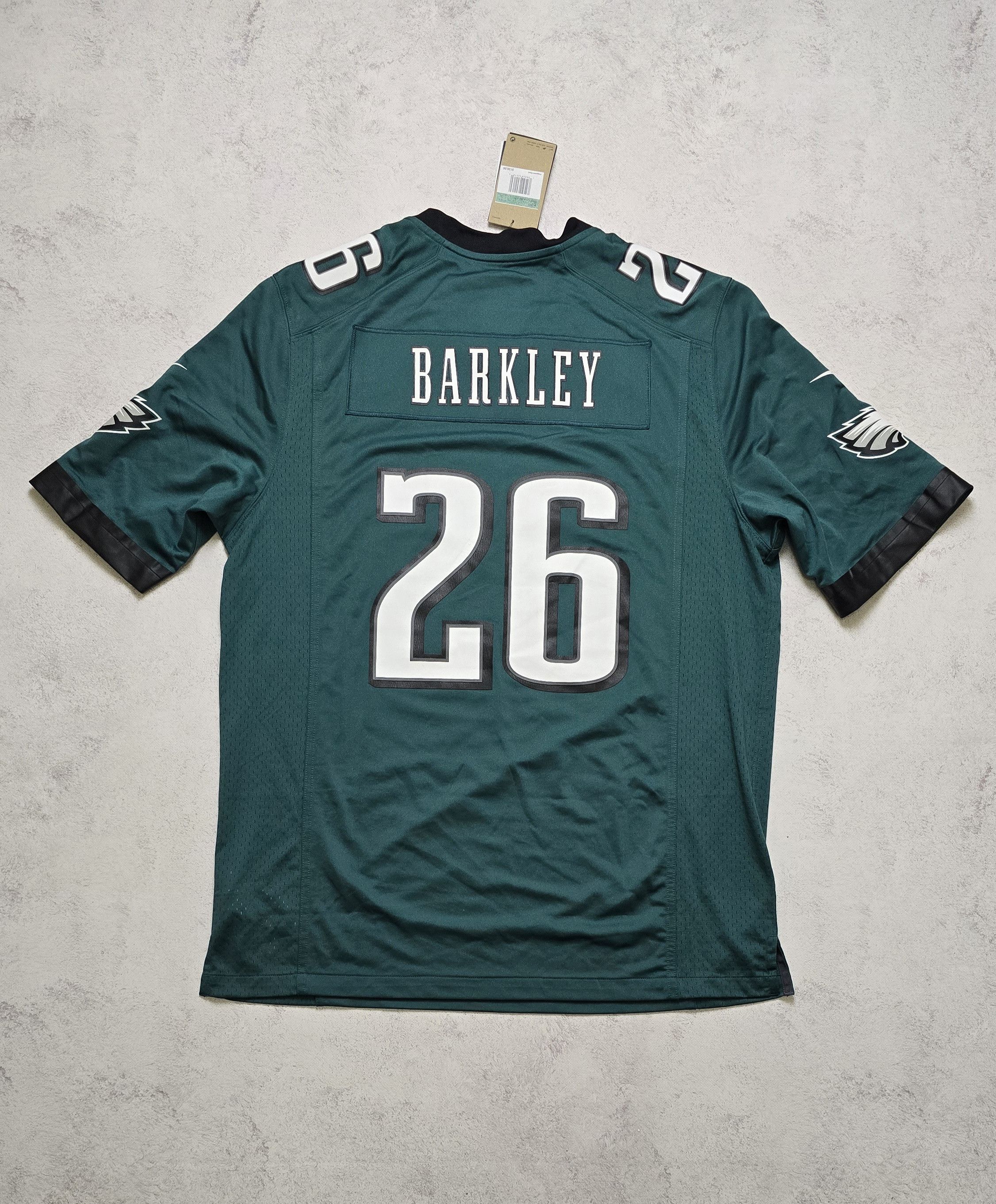 Nike Philadelphia Eagles Barkley Midnight Green Game Jersey Size US XL / EU 56 / 4 - 3 Thumbnail