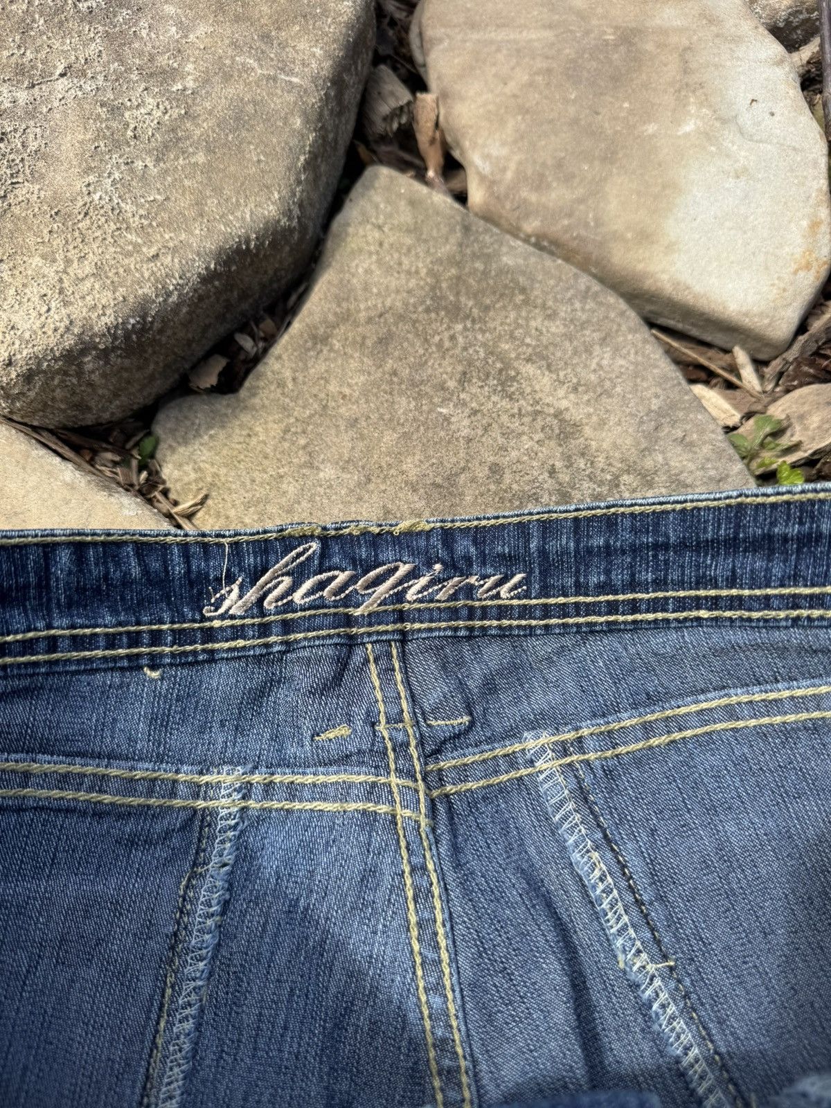Vintage Vintage If Six Was Nine Style Faded Flared Y2k Pants Size 36" / US 14 / IT 50 - 11 Thumbnail