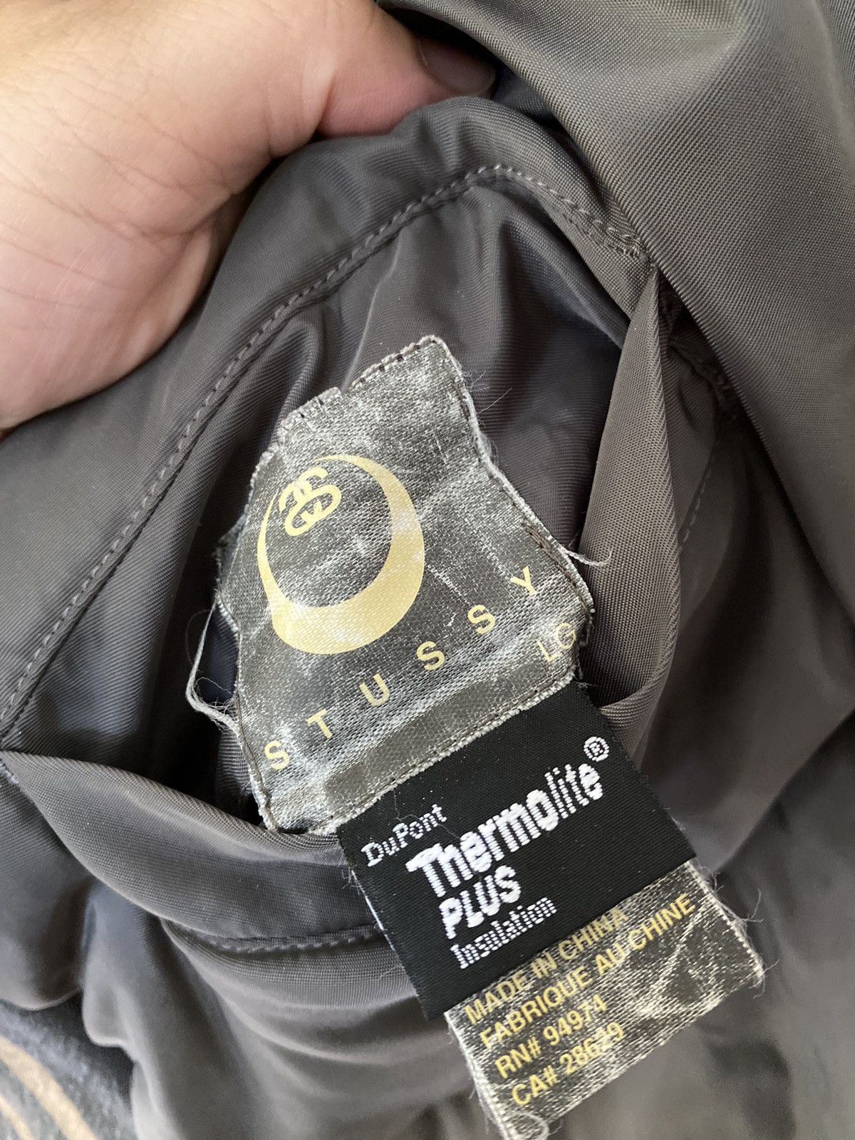 Stussy 2000s STUSSY reversible Padded Embroidered MA-1 Bomber crop Size US XS / EU 42 / 0 - 17 Thumbnail