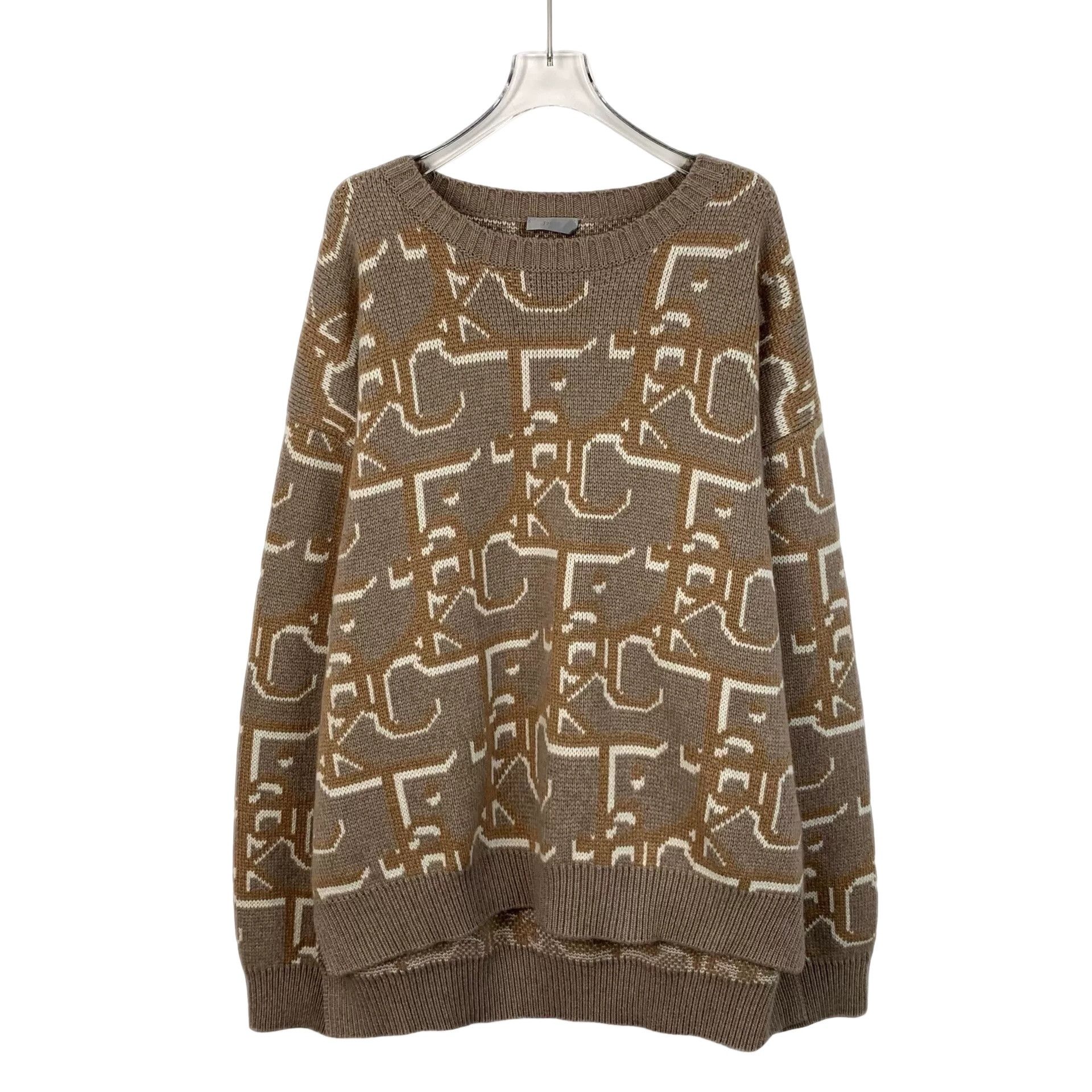 Dior Dior x Travis Scott Cashmere Logo Sweater XL Size US XL / EU 56 / 4 - 1 Thumbnail