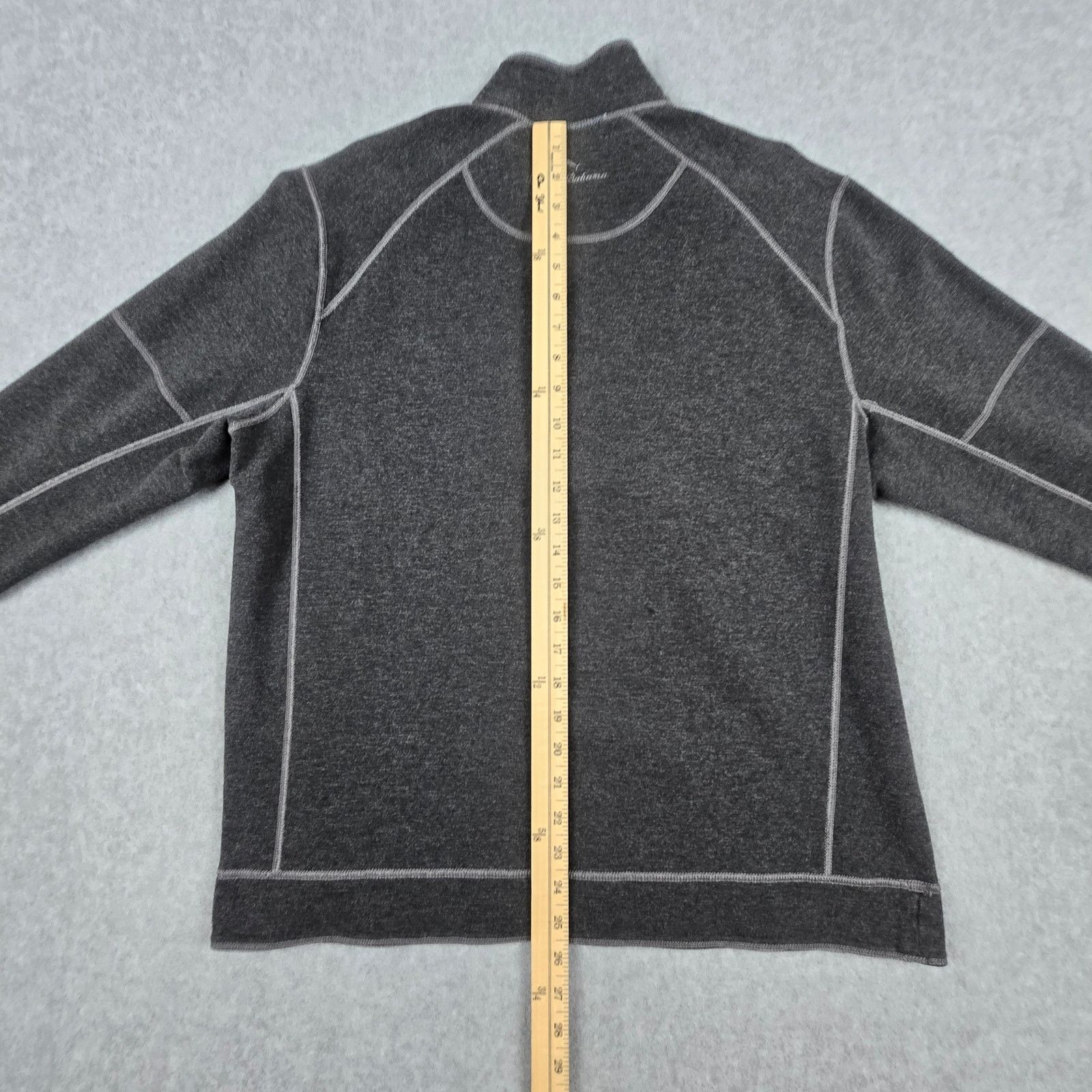 Tommy Bahama Tommy Bahama Lg Reversible 1/4 Zip Pullover Sweatshirt Gray Size US L / EU 52-54 / 3 - 16 Thumbnail