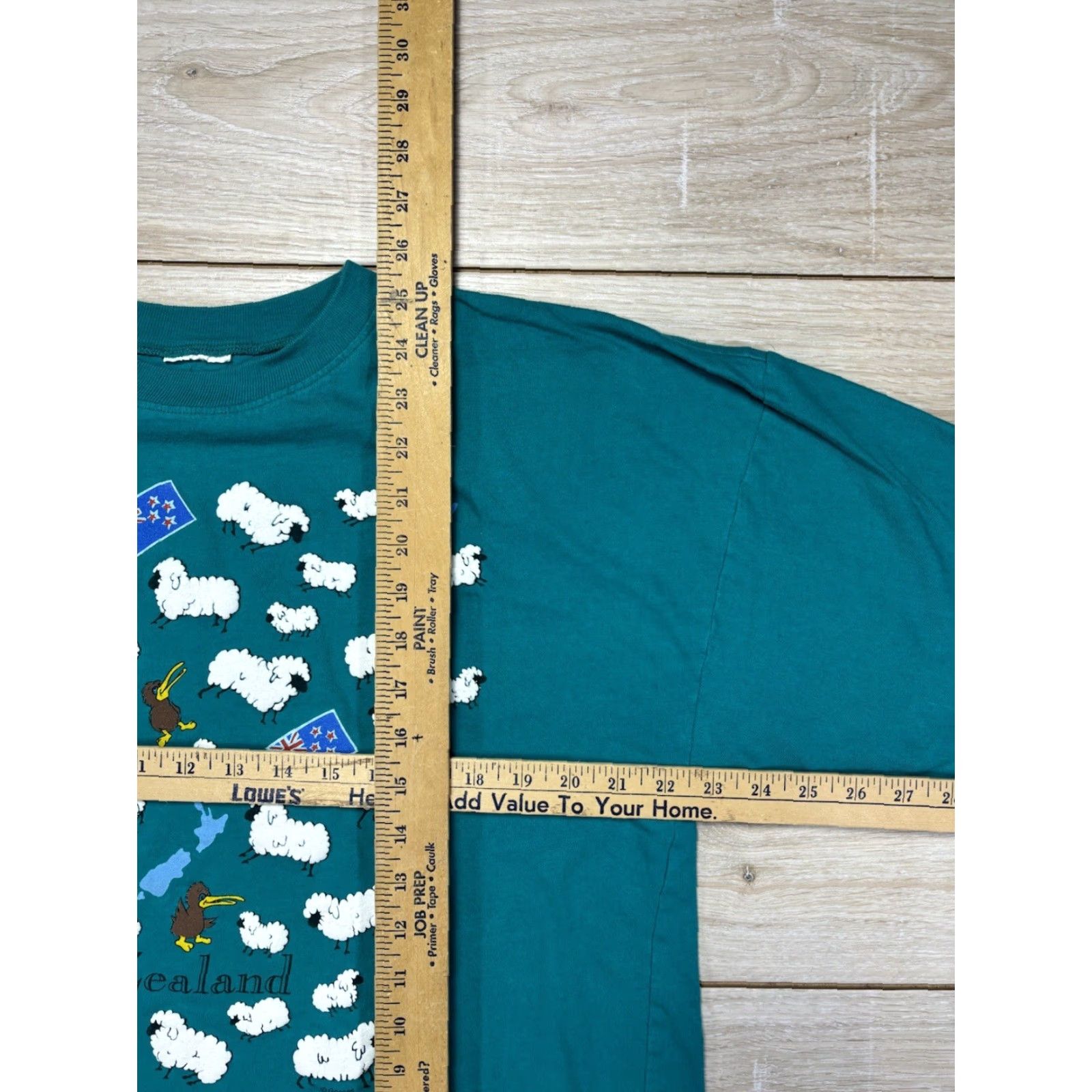 Fruit Of The Loom VINTAGE 90s New Zealand Graphic T Shirt M Blue Cotton Fruit of the Loom USA Crew Neck Short Sleeve Men Regular Size US M / EU 48-50 / 2 - 6 Thumbnail