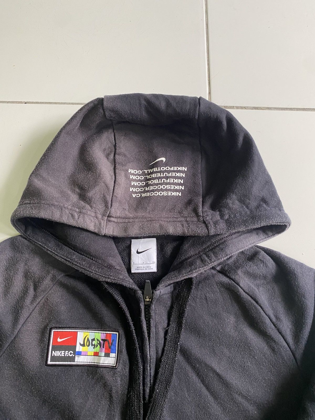 Nike Nike Soccer zip up sun faded hoodie Size US S / EU 44-46 / 1 - 6 Thumbnail