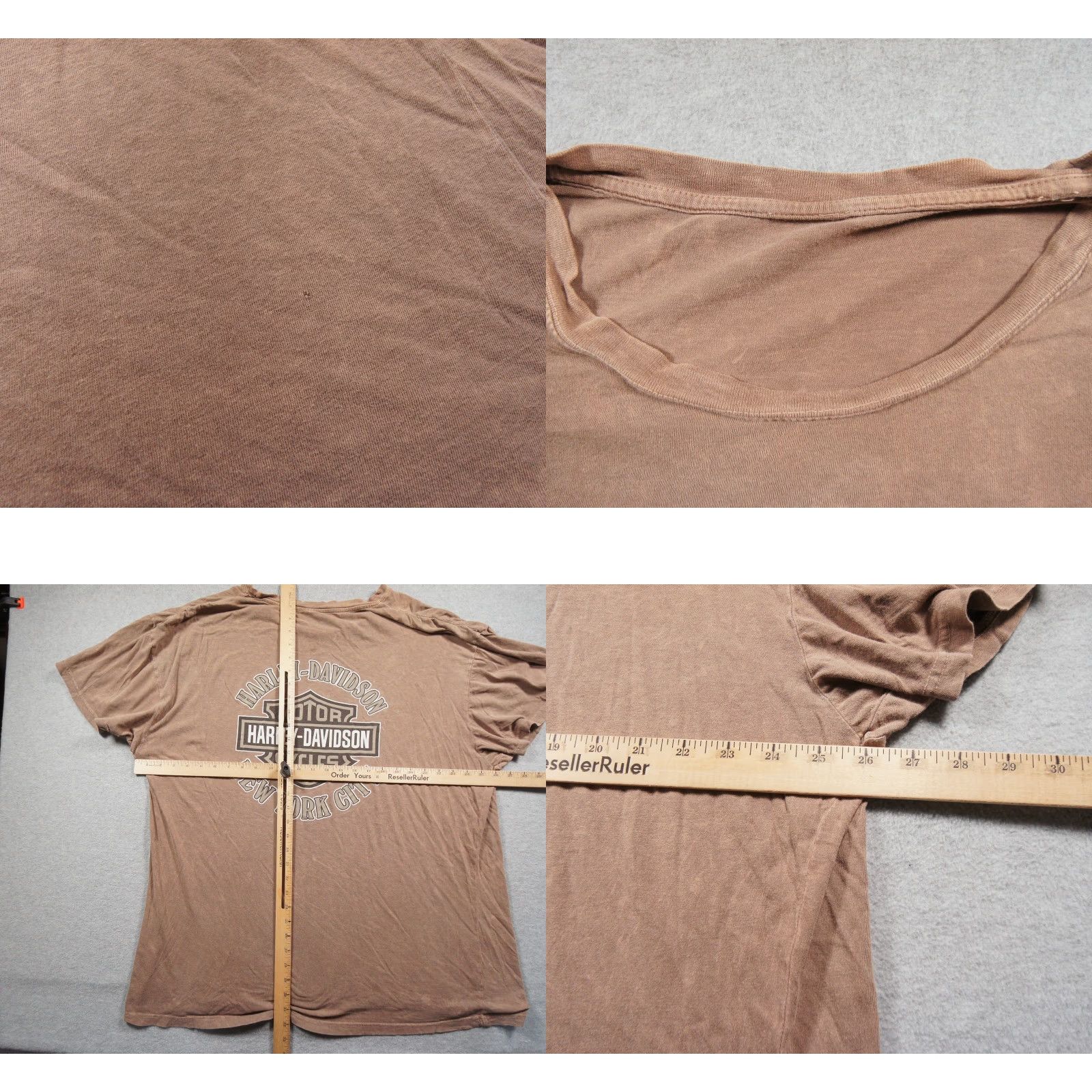 Harley Davidson Harley-Davidson Shirt Mens 2XL Beige Lightweight Tee Motorcycle Graphic Shirt T-Shirt Size US XXL / EU 58 / 5 - 8 Thumbnail