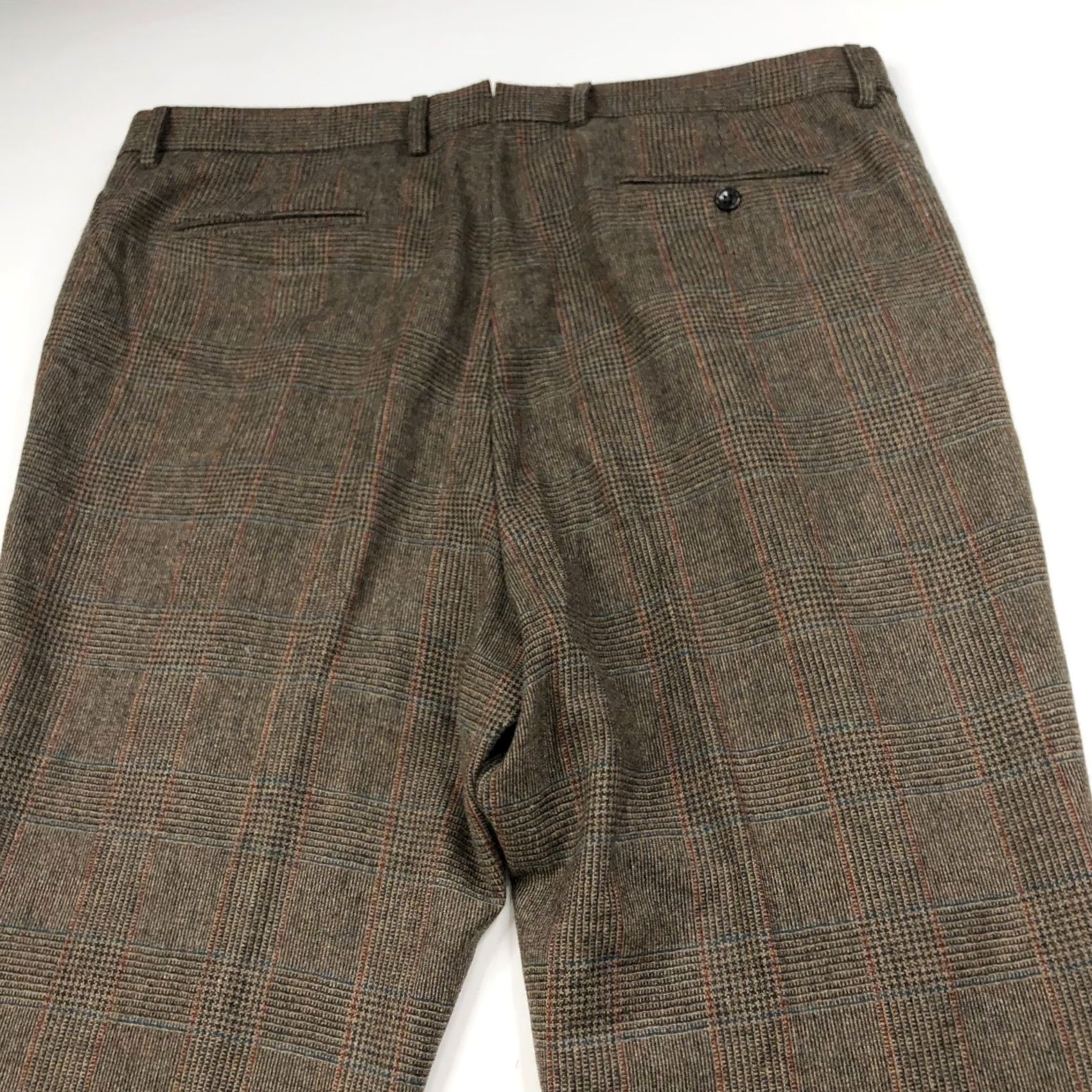 Polo Ralph Lauren Polo Ralph Lauren Dress Pants Wool Brown 38x32 Regular Straight Front Modern Vintage: No Size US 38 / EU 54 - 3 Thumbnail
