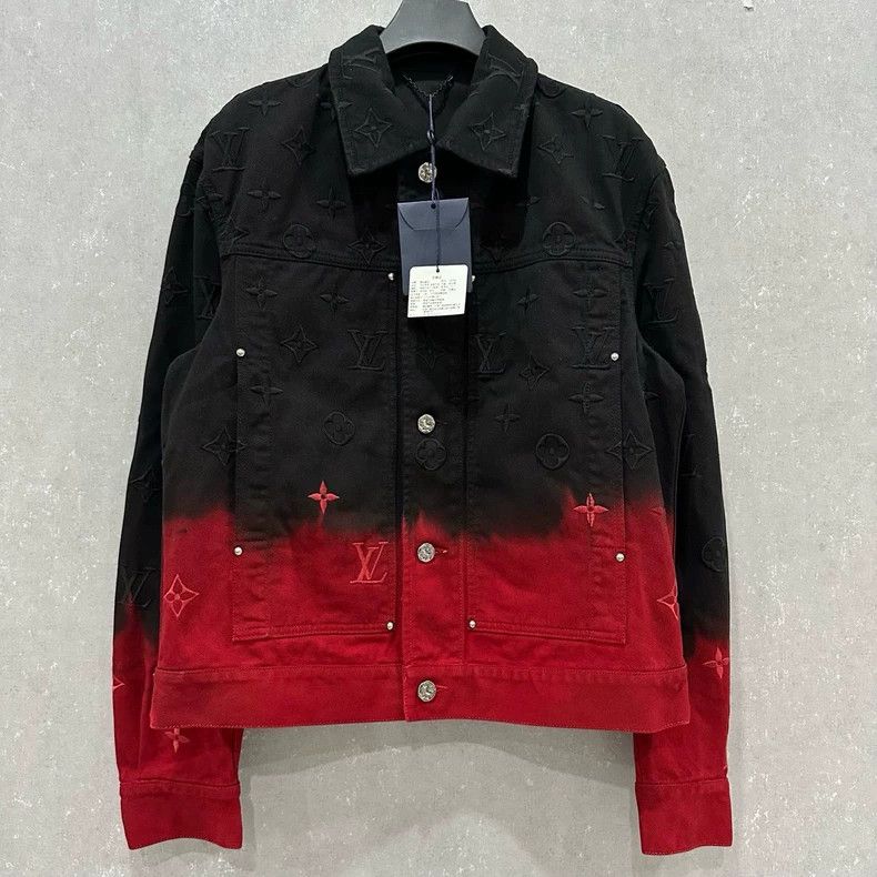 Louis Vuitton louis vuitton Gradient denim embroidered jacket Size US M / EU 48-50 / 2 - 1 Thumbnail