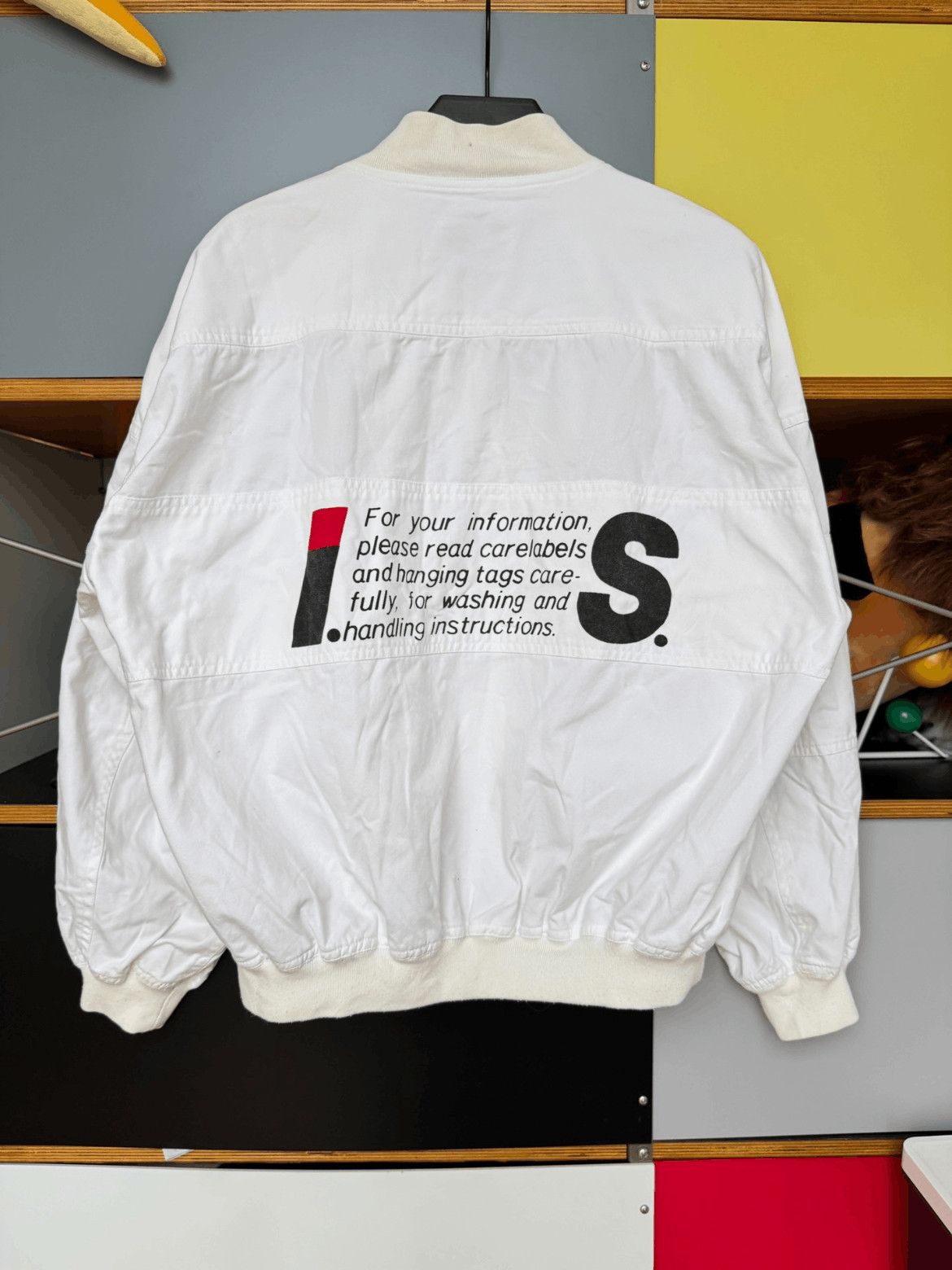Issey Miyake Sz 9 Issey Miyake Sports IS Logo 80s Bomber-2508 Size US L / EU 52-54 / 3 - 5 Thumbnail