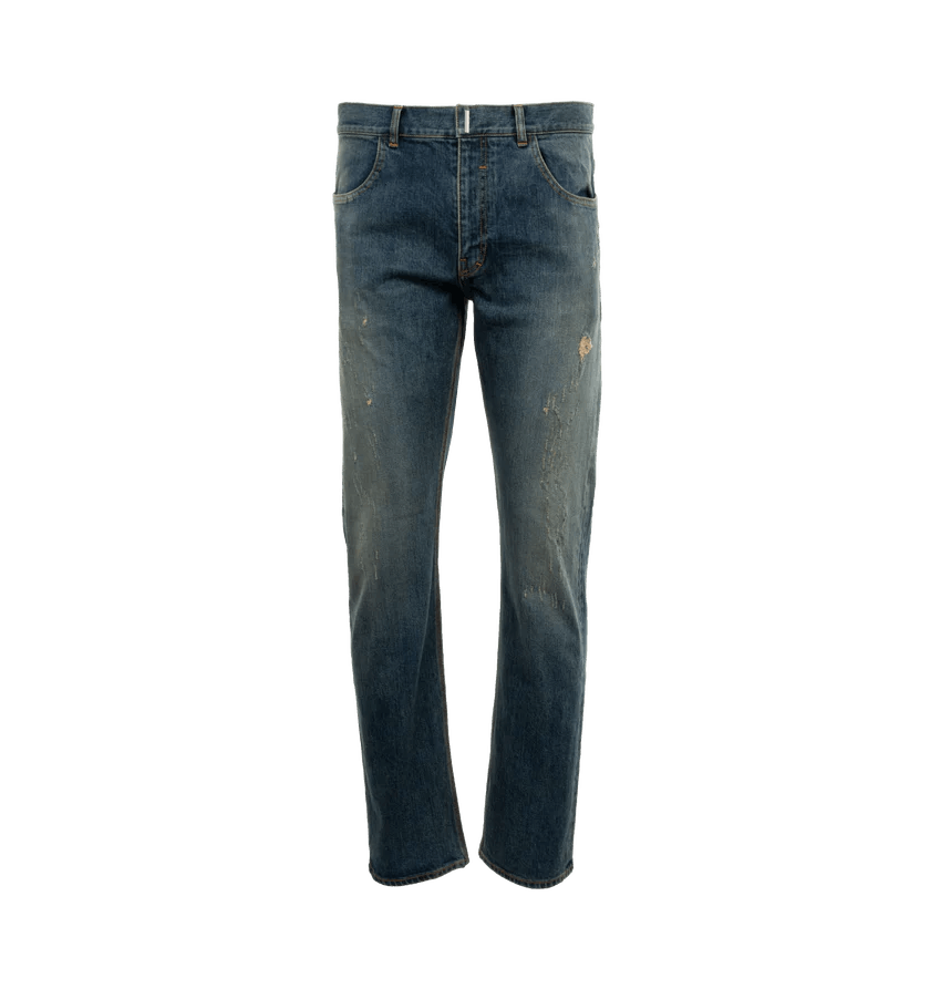 Givenchy o1h1sh11224 Straight Fit Jeans in Indigo Size US 32 / EU 48 - 1 Thumbnail