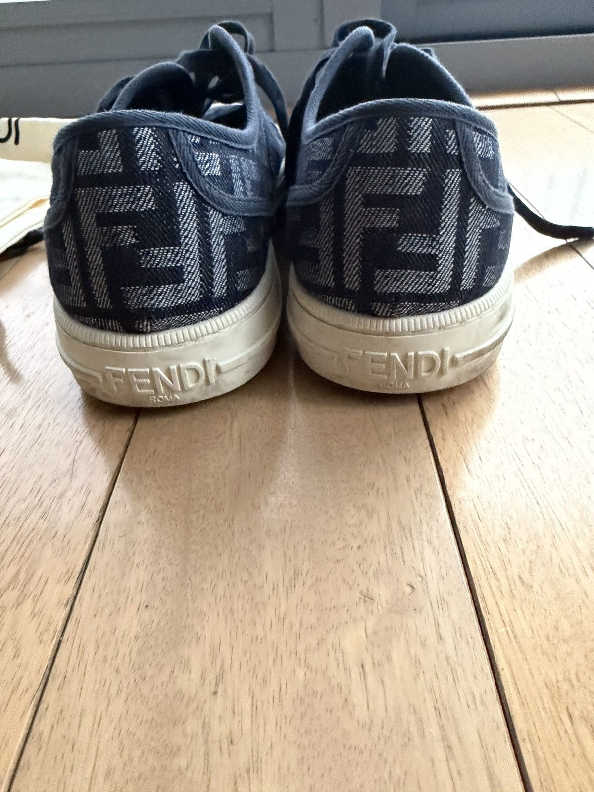 Fendi Fendi FF Sneakers Size 12 w/ Dust Bags Size US 12 / EU 45 - 3 Thumbnail
