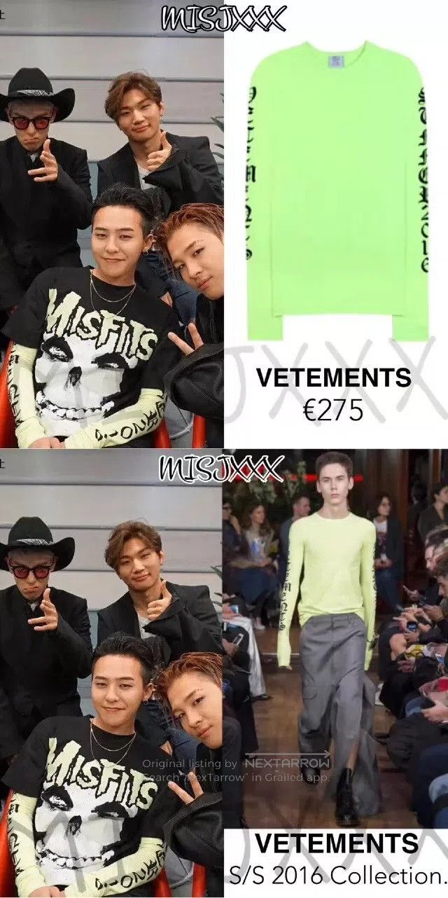 Vetements Vetements Long Sleeve T. Size US M / EU 48-50 / 2 - 5 Thumbnail