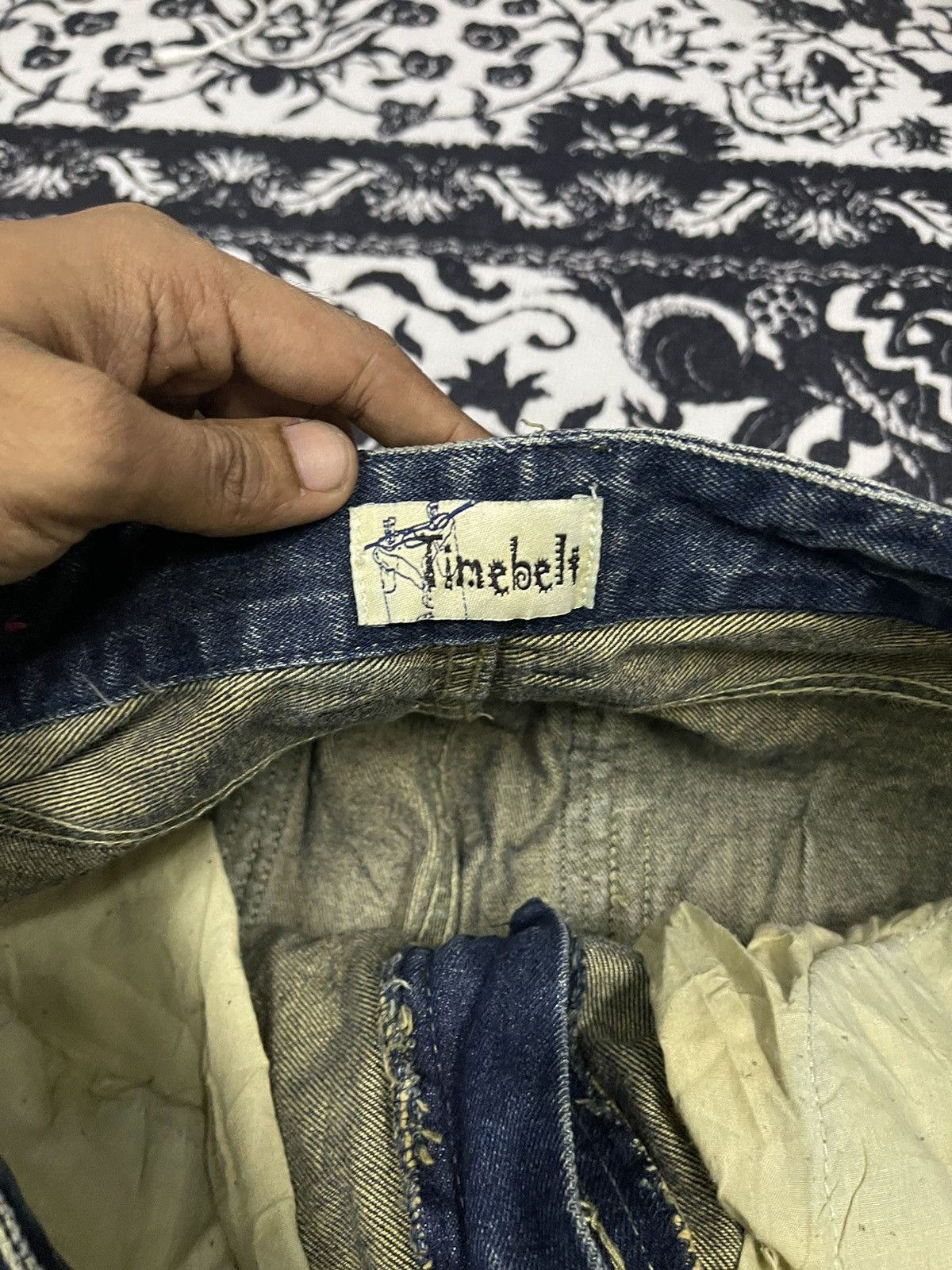 If Six Was Nine 2000s TORNADO MART INSPIRED BRAND TIMEBELT WASHABLE JEANS Size US 30 / EU 46 - 9 Thumbnail