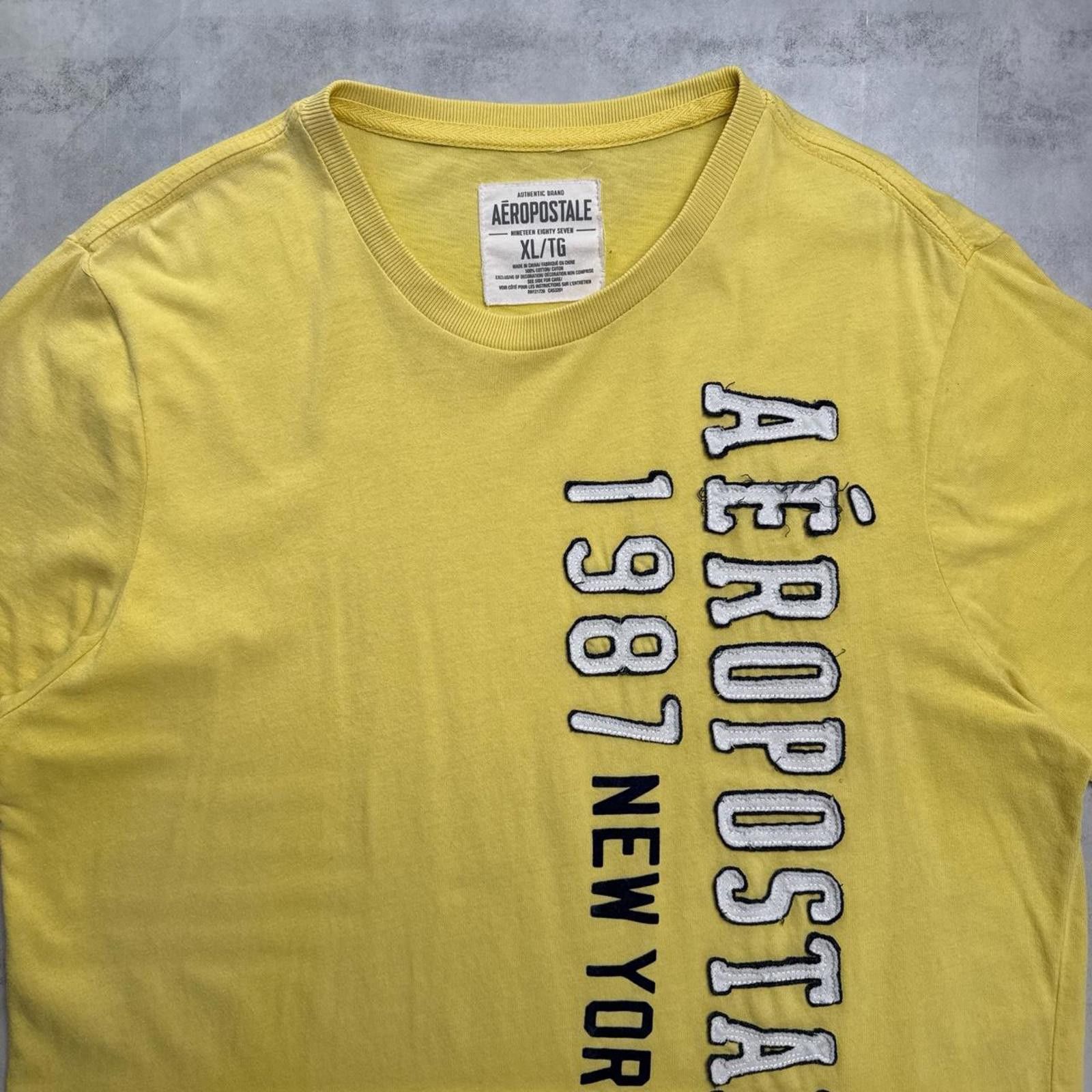 Aeropostale Y2K Aeropostale 00s Yellow T shirt Size US XL / EU 56 / 4 - 4 Thumbnail