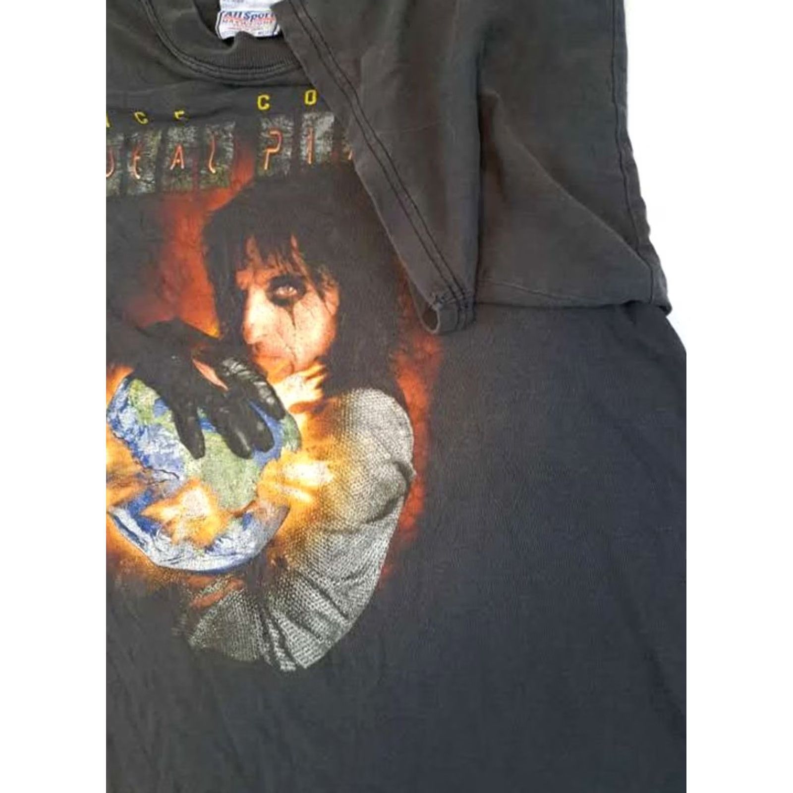 Vintage VINTAGE Alice Cooper Brutal Planet Tour T-Shirt size Medium All Sport Black Music 2001 Mens Size US M / EU 48-50 / 2 - 6 Thumbnail