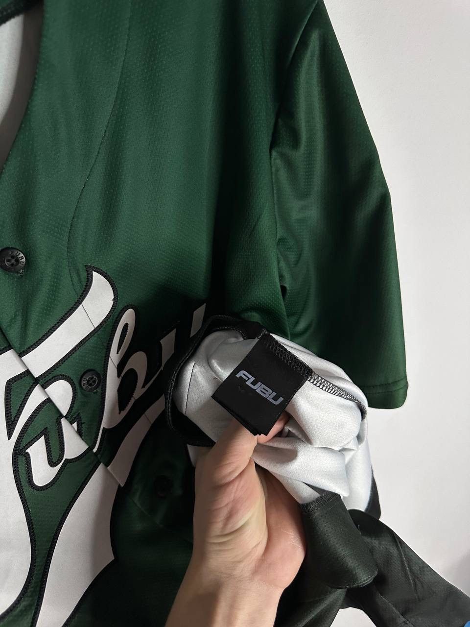 Fubu FUBU 05 Green Baseball Jersey Men’s S Logo Gradient Button Size US S / EU 44-46 / 1 - 6 Thumbnail