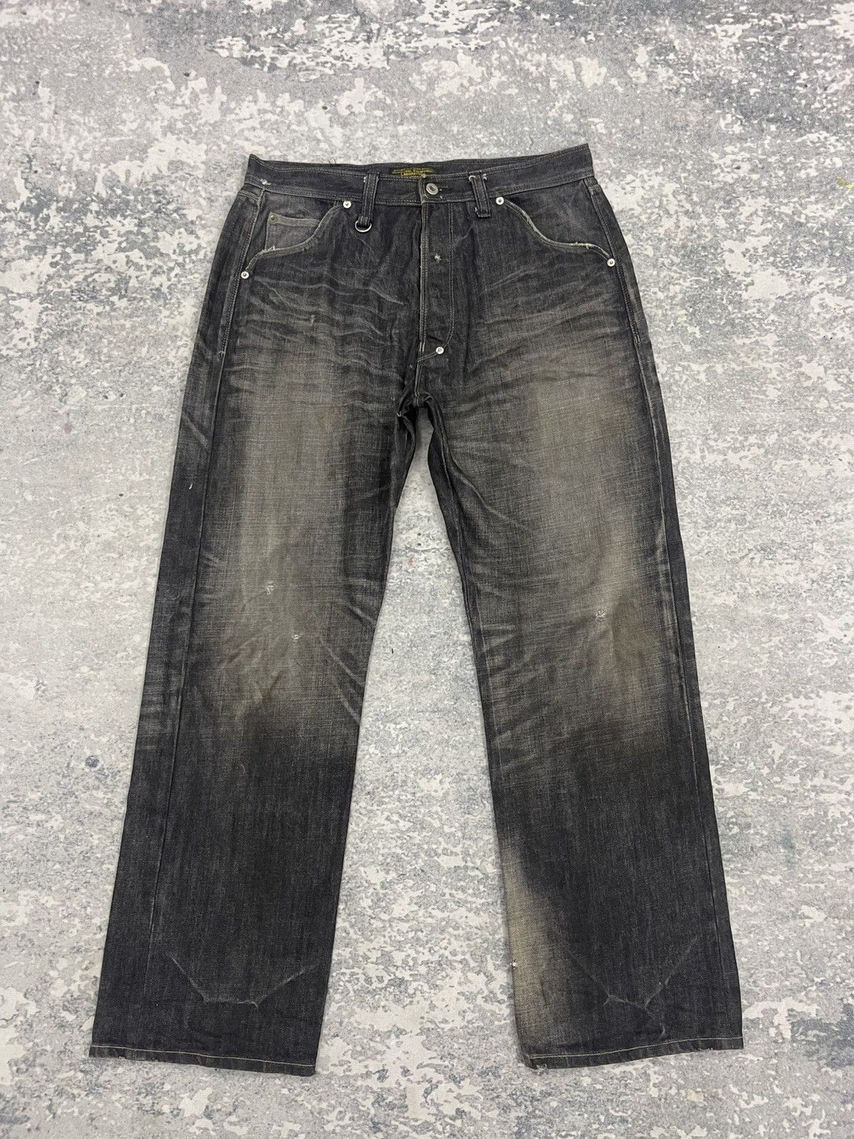 Nitraid 💥Baggy💥Nitraid Japan Sturdy Hip Hop Denim s22 Size US 33 - 1 Thumbnail