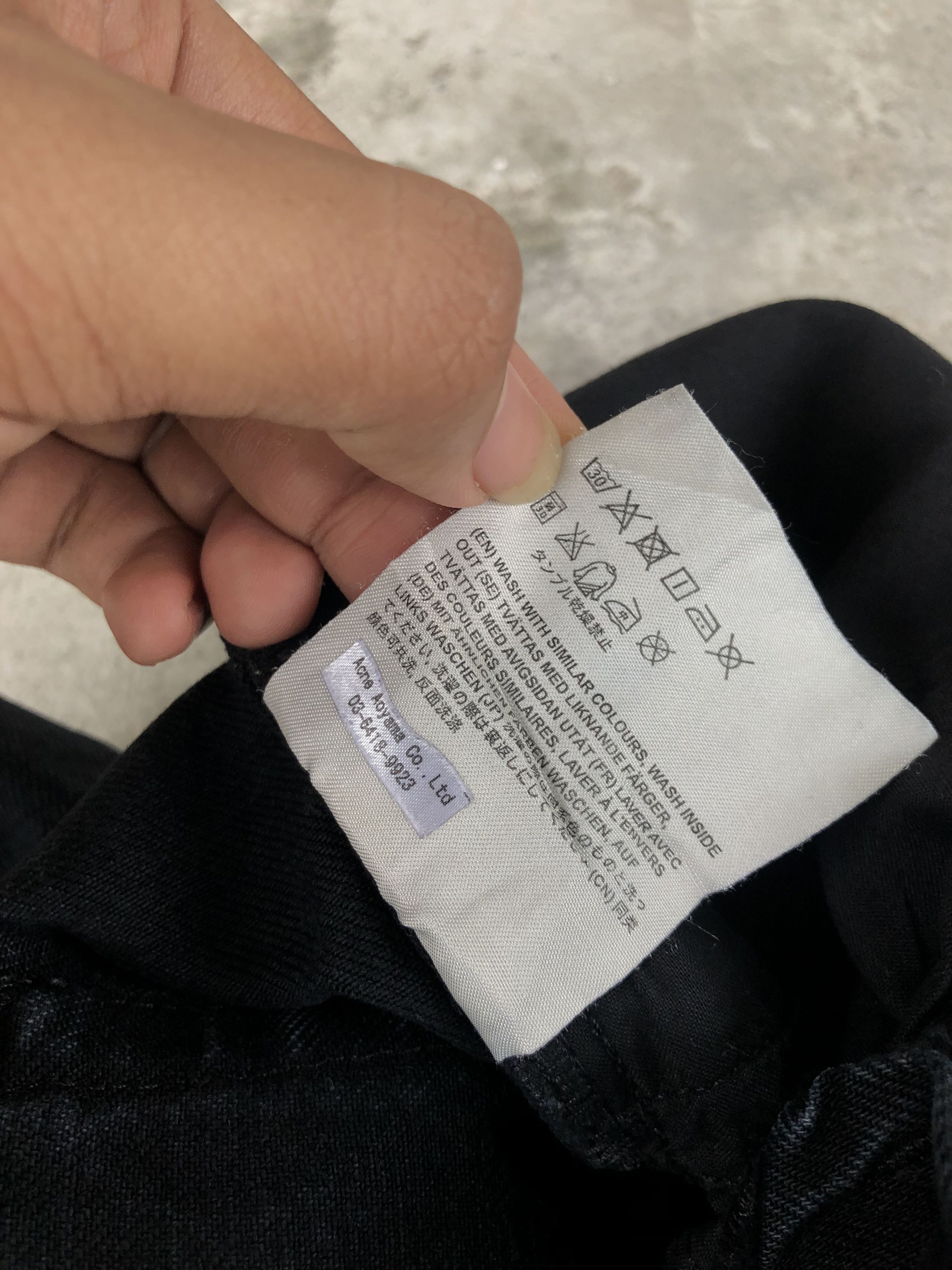 Acne Studios Acne Studios Town Over Black denim Size US 29 - 12 Thumbnail