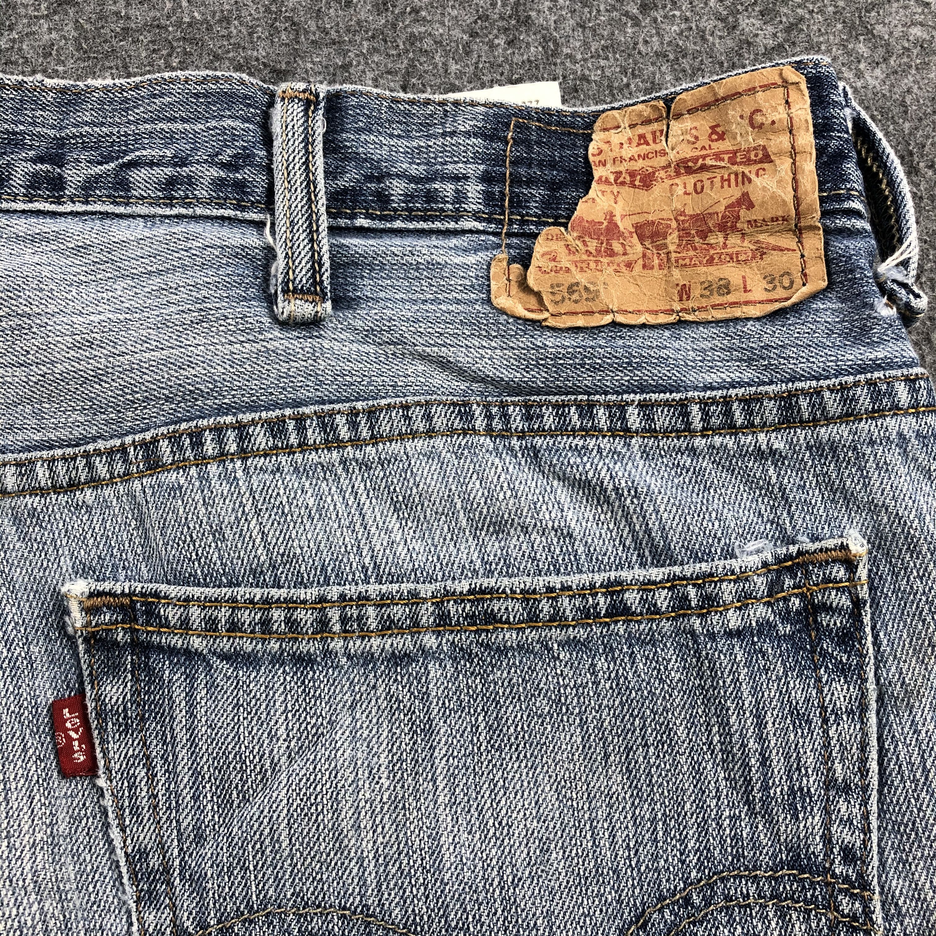 Levi's × Vintage Vintage Distress Levis 569 Jeans-JM1257 Size US 43 - 6 Thumbnail