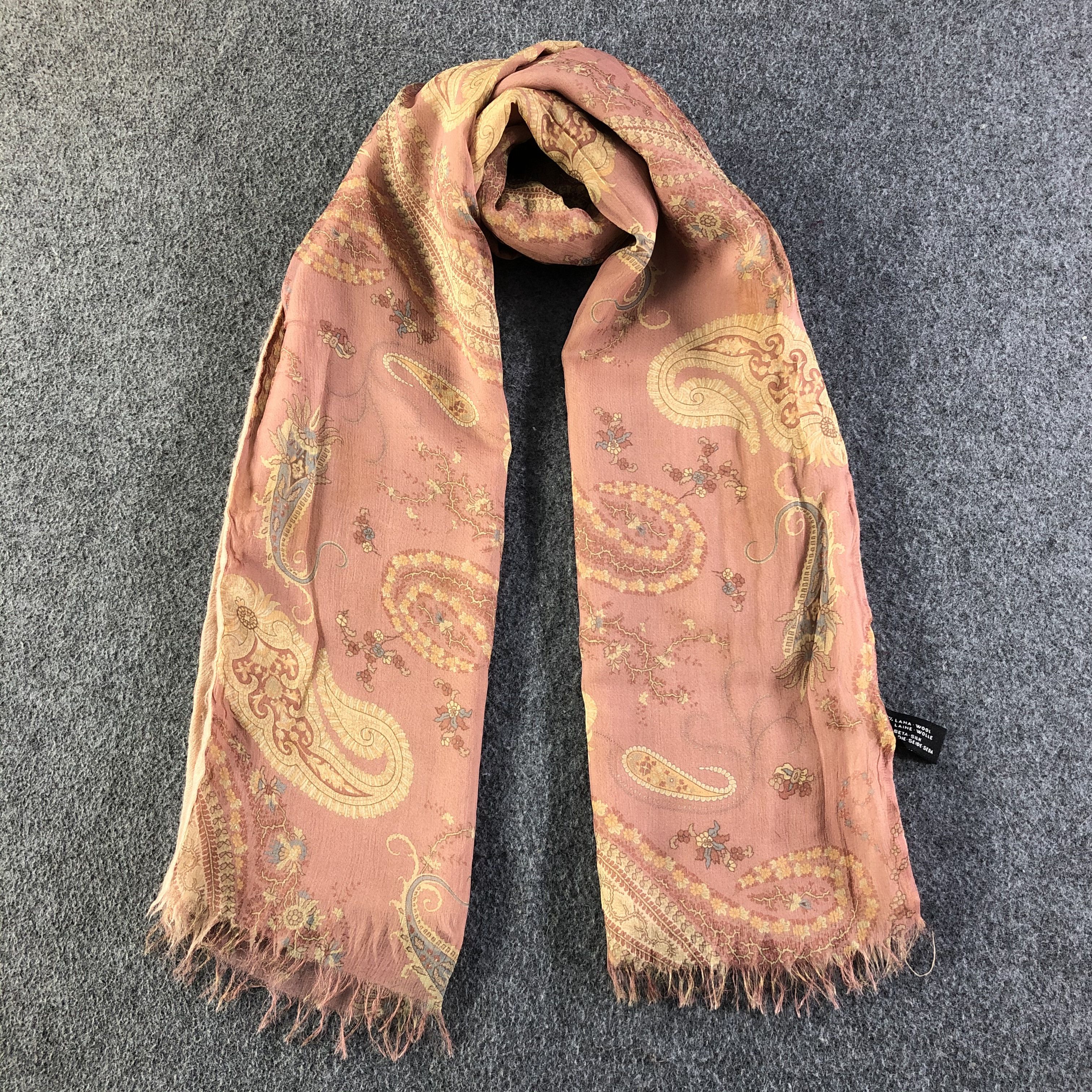 Vintage Vintage Paislee Scarf / Muffler / Neckwear Size ONE SIZE - 1 Thumbnail