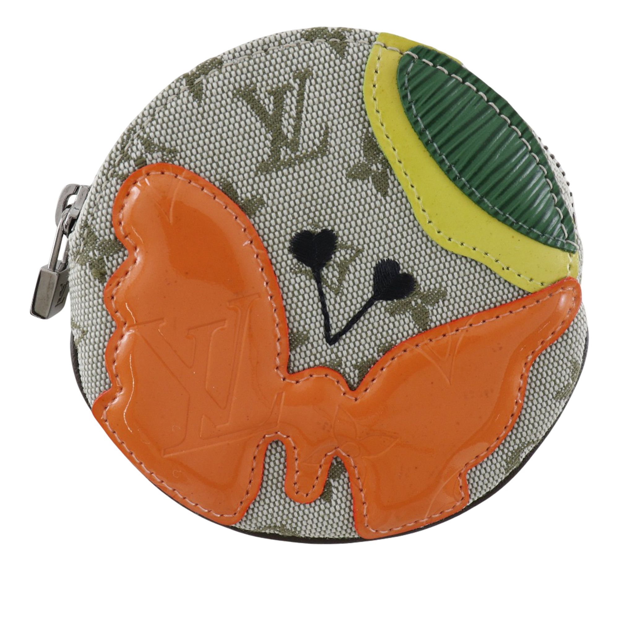 Louis Vuitton Louis Vuitton Monogram Mini Lin Conte de Fee Round Coin Purse Size ONE SIZE - 1 Thumbnail
