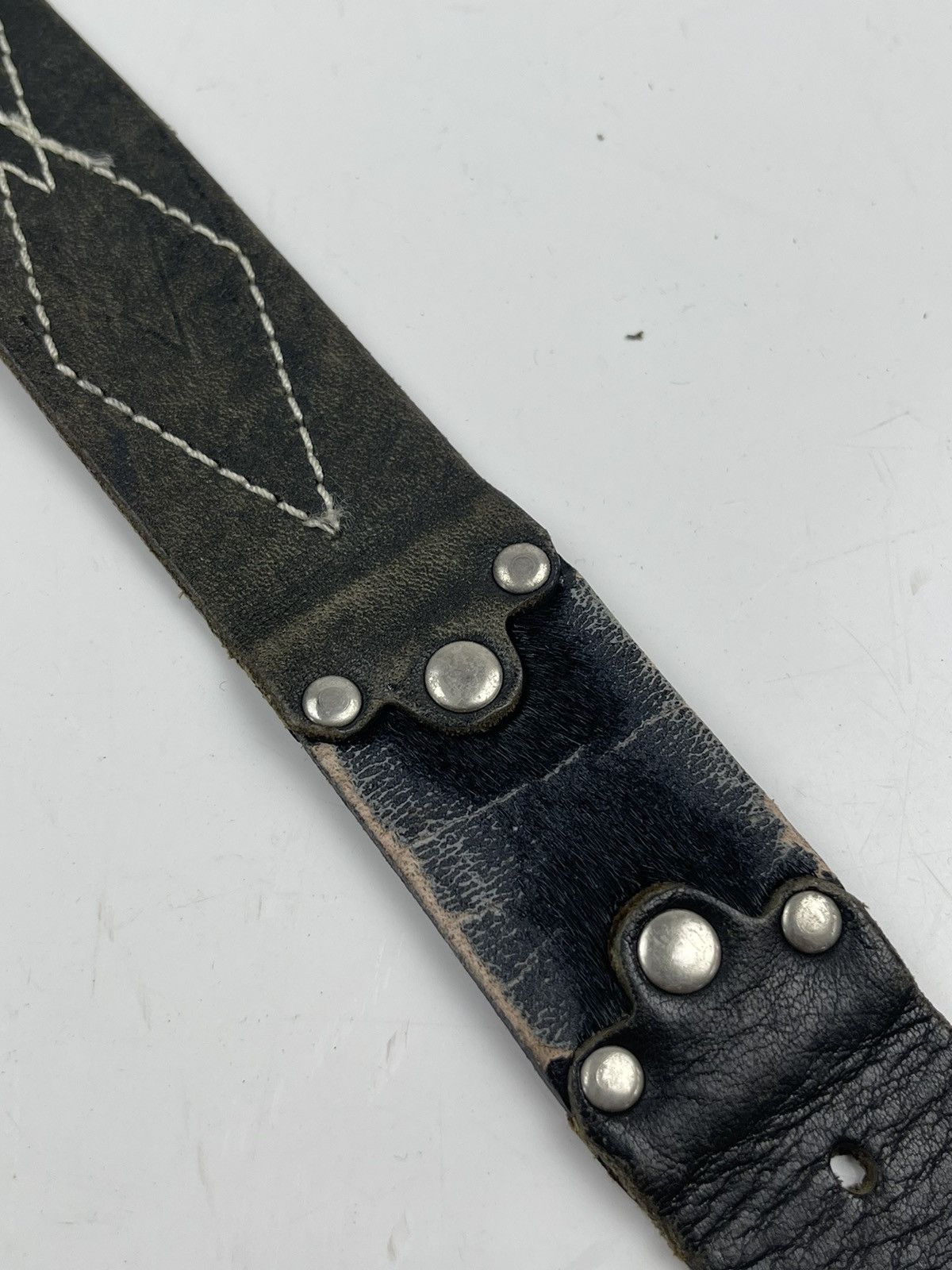 Other studded leather belt tc27 Size 34 - 3 Thumbnail