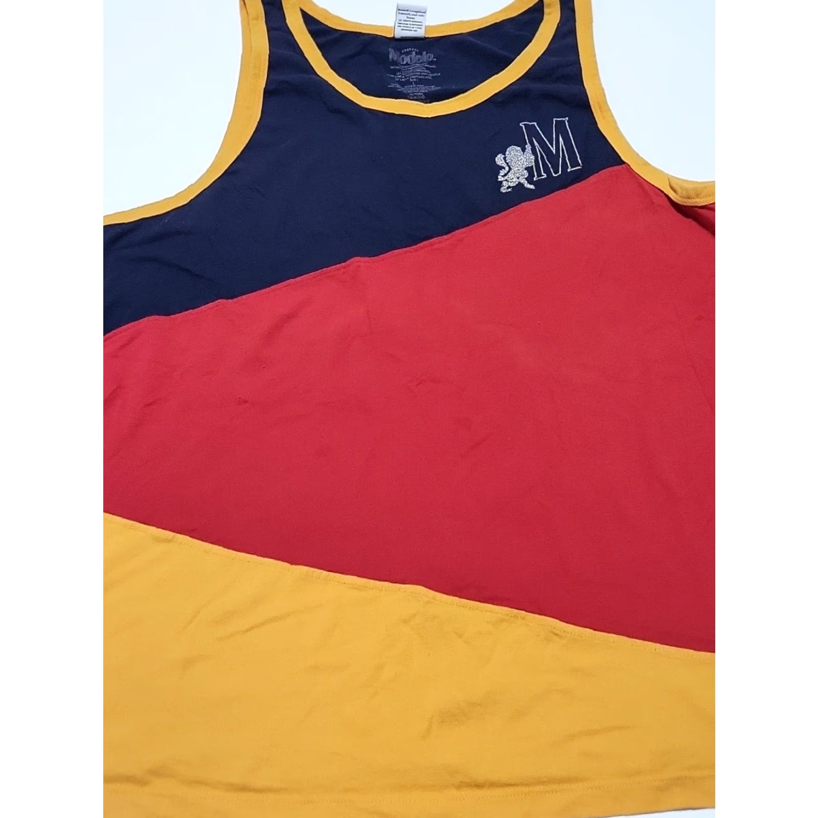 UFC MODELO TANK TOP Cerveza Especial Mens L Multicolor Cotton Shirt Beer 40/42" UFC Size US L / EU 52-54 / 3 - 4 Thumbnail