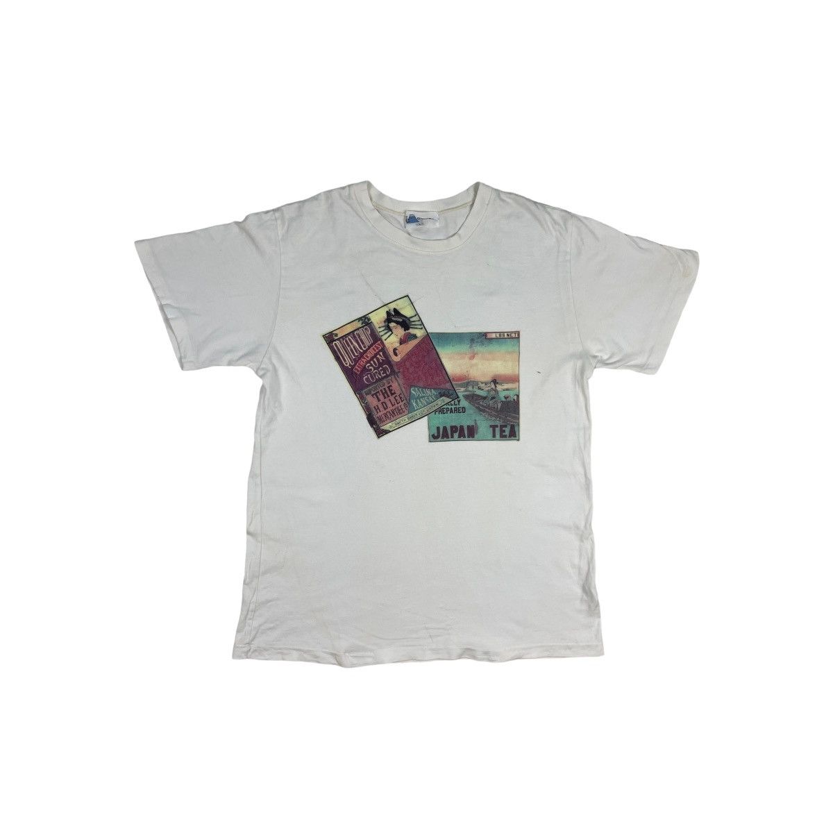 Vintage Vintage Japanese Ranji Green Tea Tee Size US L / EU 52-54 / 3 - 1 Thumbnail