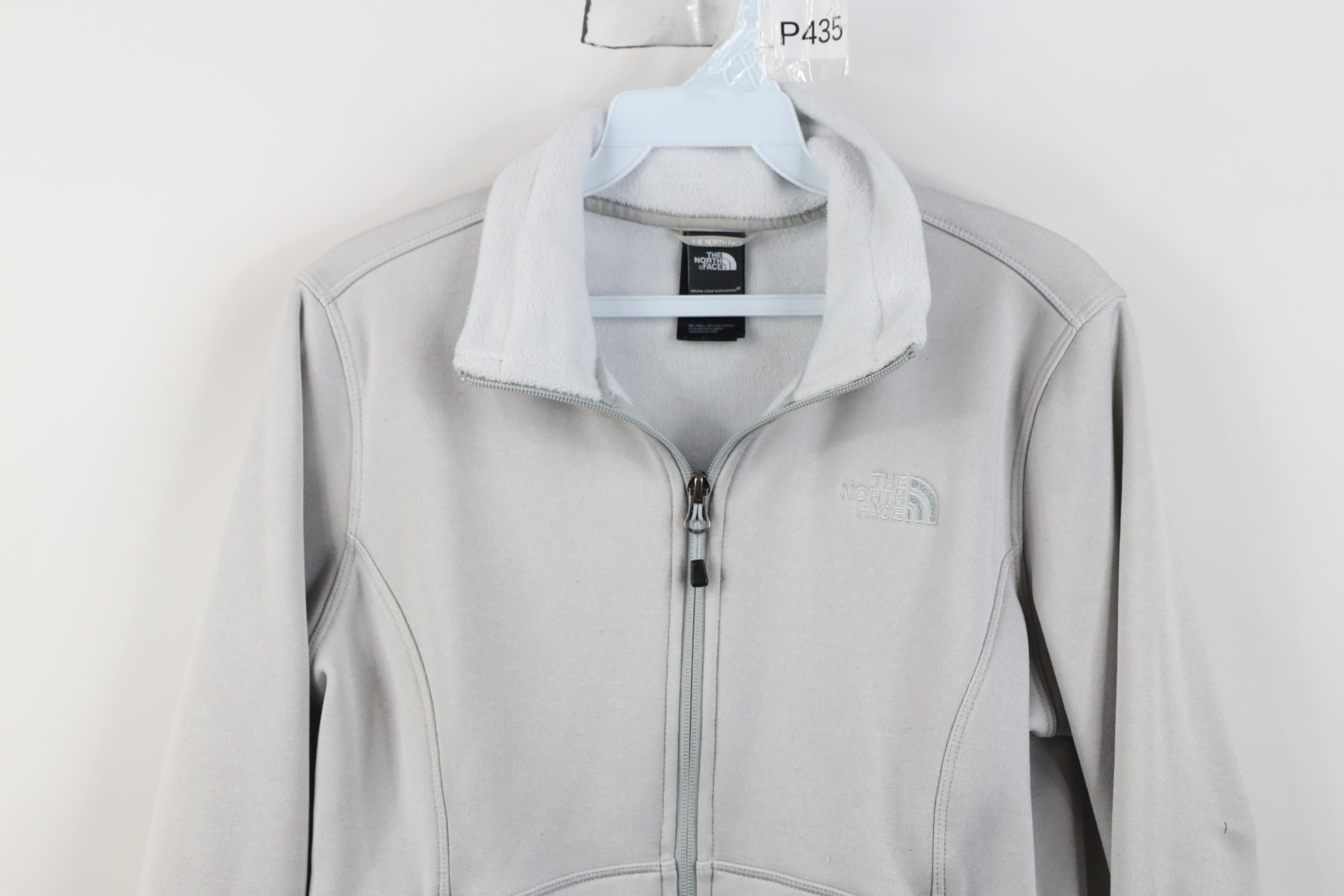 The North Face The North Face Spell Out Agave Fleece Lined Jacket Gray Size M / US 6-8 / IT 42-44 - 2 Thumbnail
