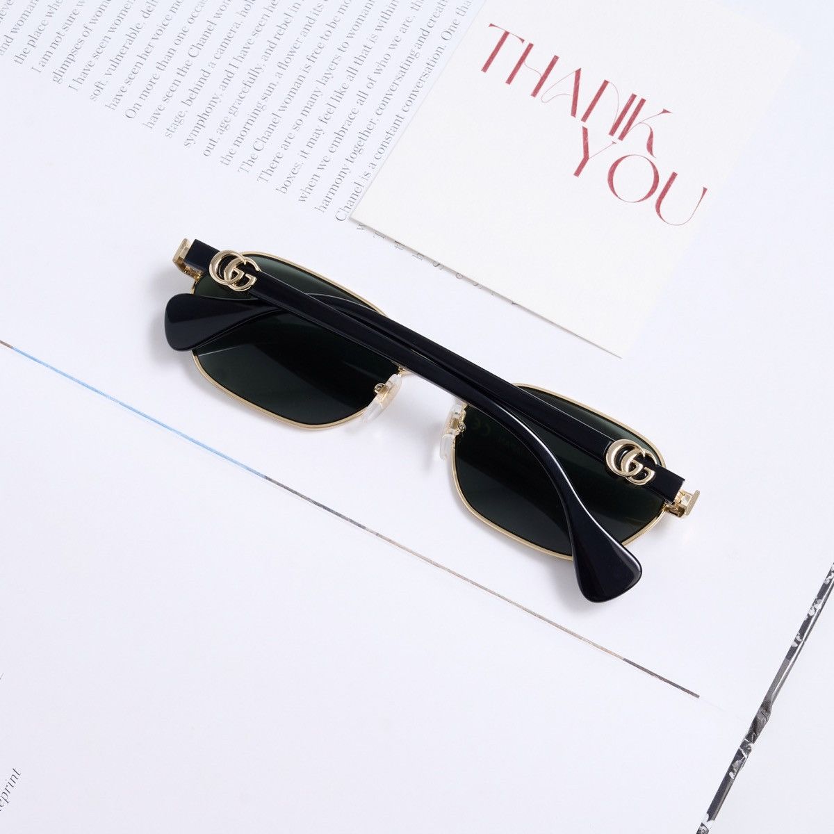 Gucci GUCCI GG1593S 001 SUNGLASSES Size ONE SIZE - 6 Thumbnail
