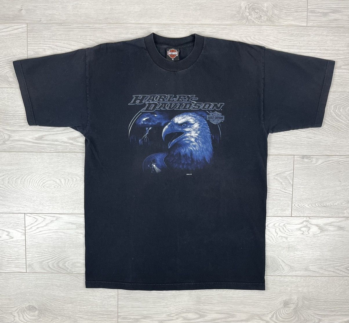 Harley Davidson × Vintage Harley Davidson Vintage 2004 Eagle Biker Faded T Shirt XL Size US XL / EU 56 / 4 - 1 Thumbnail