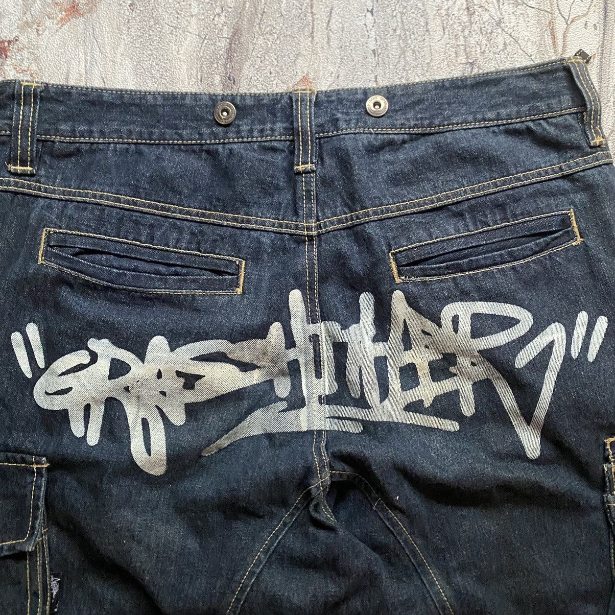 Vintage Vintage Grass Hither Graffiti Streetwear Hip-Hop Jeans Size US 35 - 3 Thumbnail