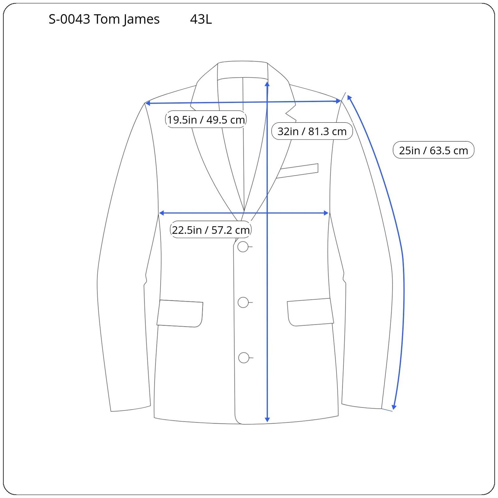 Tom James Tom James Gray Pinstripe Suit 43L Executive Collection Wool Size 42L - 7 Thumbnail