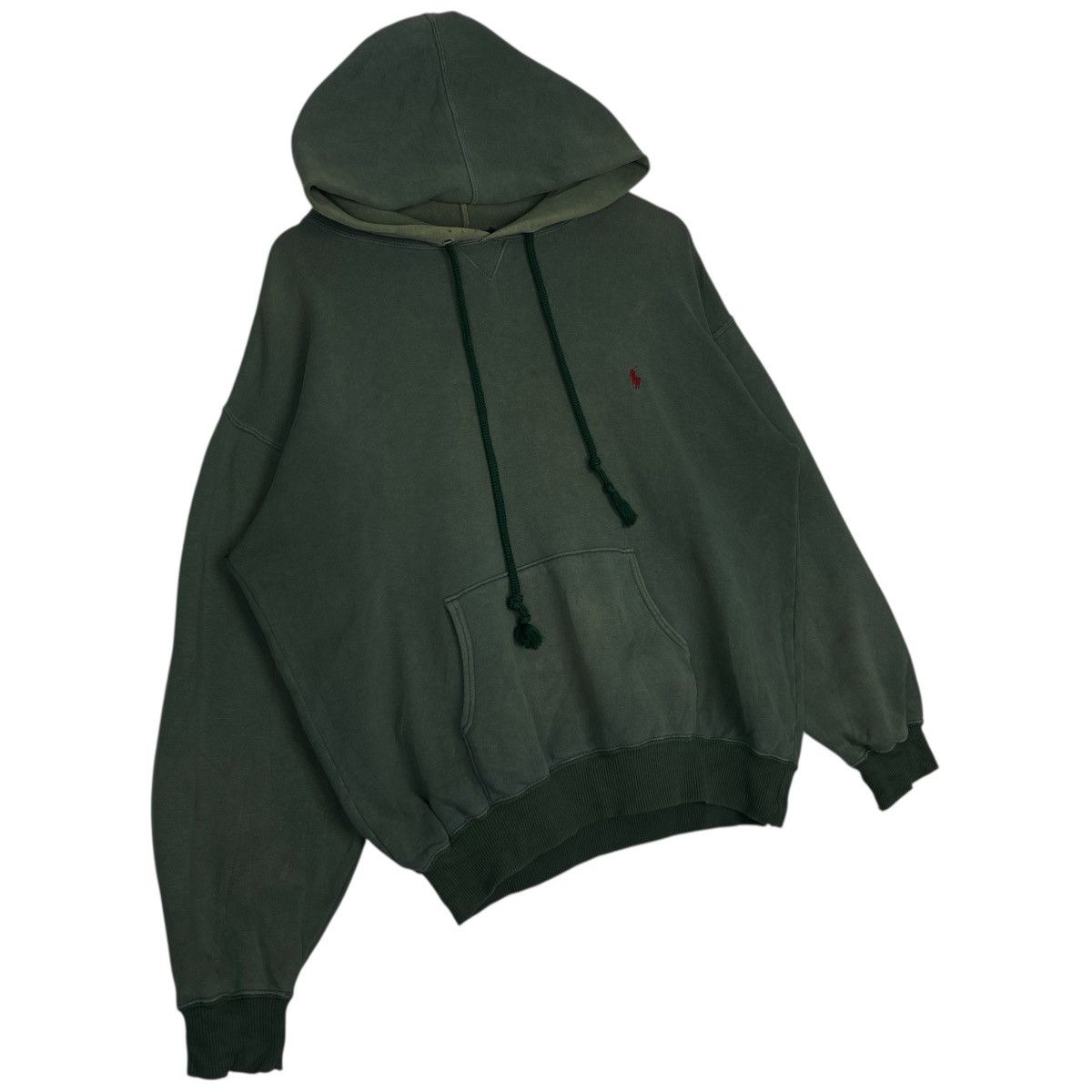 Other Vintage Polo Ralph Lauren Small Pony Full Zip Hoodie Green Size US L / EU 52-54 / 3 - 3 Thumbnail