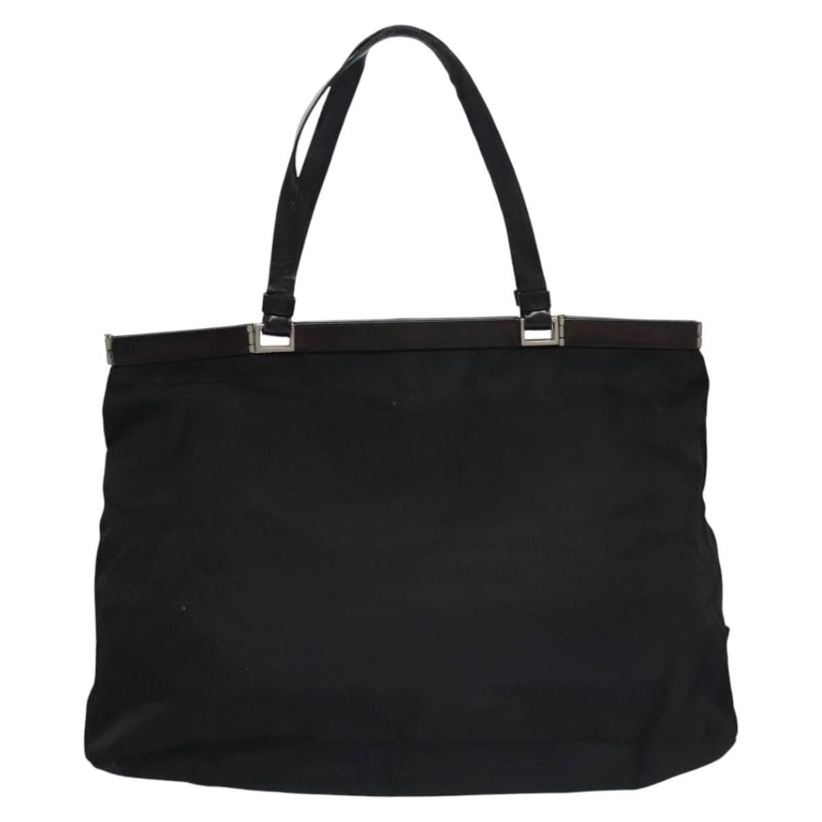 Prada PRADA Hand Bag Nylon Black Size ONE SIZE - 3 Thumbnail