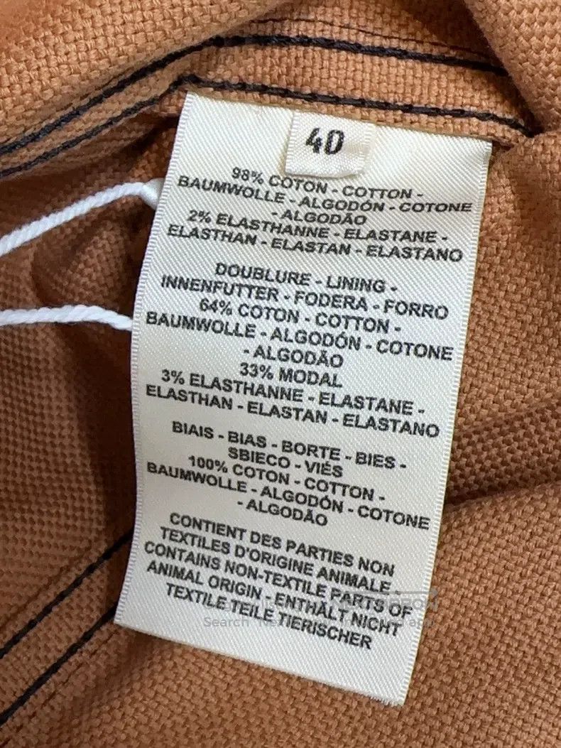Hermes Hermes Indigo Denim Jacket with Pig Nose Print Size XS / US 0-2 / IT 36-38 - 6 Thumbnail