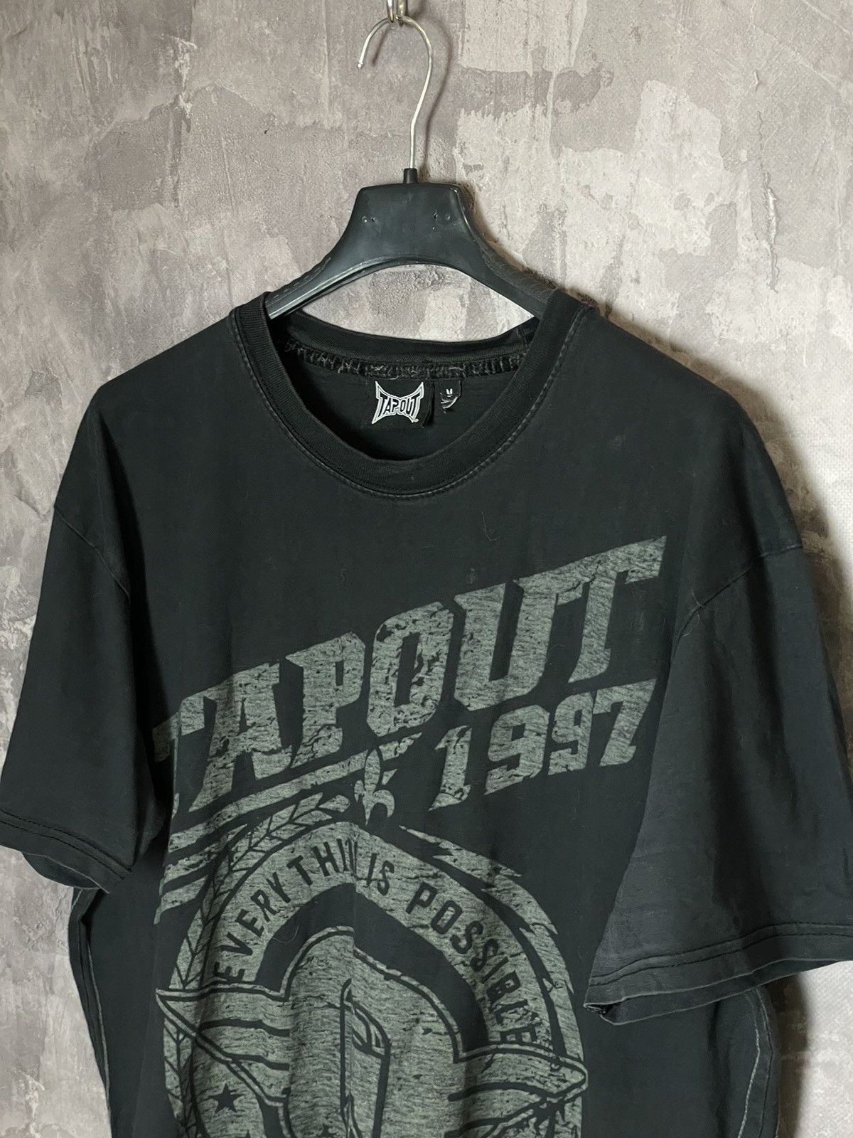 Affliction × Tapout × Vintage CRAZY Vintage Y2K Affliction UFC Style Tapout T-Shirt Tee Size US M / EU 48-50 / 2 - 7 Thumbnail