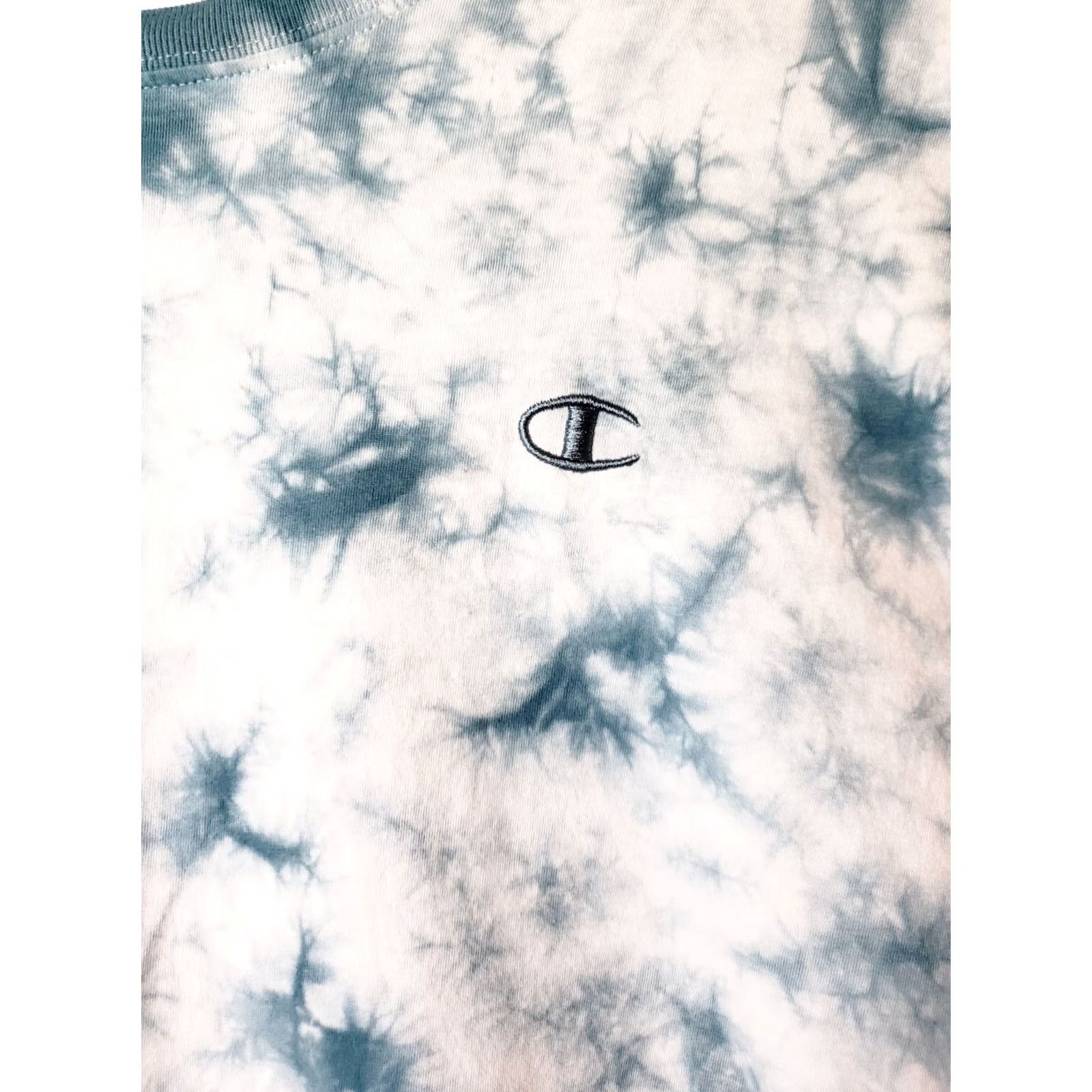 Champion Champion Shirt Men's 2XL White Green Water Camo Logo Short Sleeve Crewneck Size US XXL / EU 58 / 5 - 4 Thumbnail