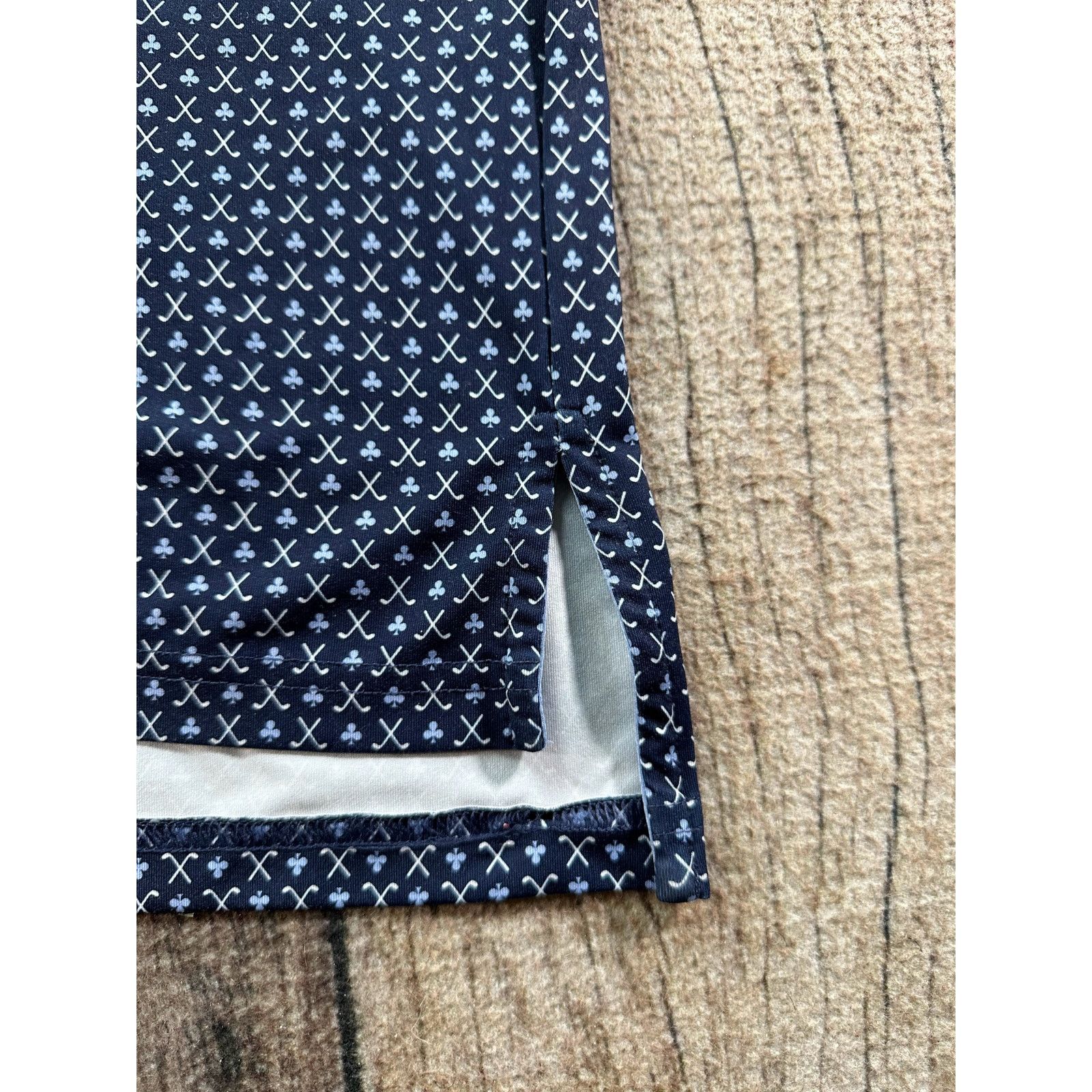 RLX Ralph Lauren RLX Ralph Lauren Mens Golf Clubs Spades Blue Polo Shirt Size US XL / EU 56 / 4 - 7 Thumbnail