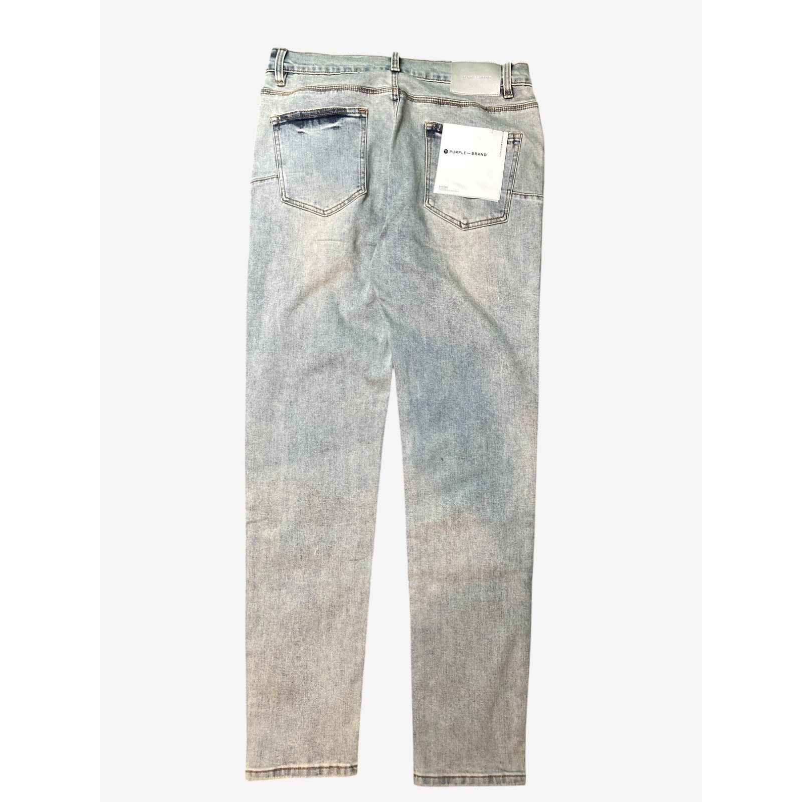 Purple Brand Purple Brand "Shine" Light Wash Blue Jeans Size US 34 / EU 50 - 2 Thumbnail