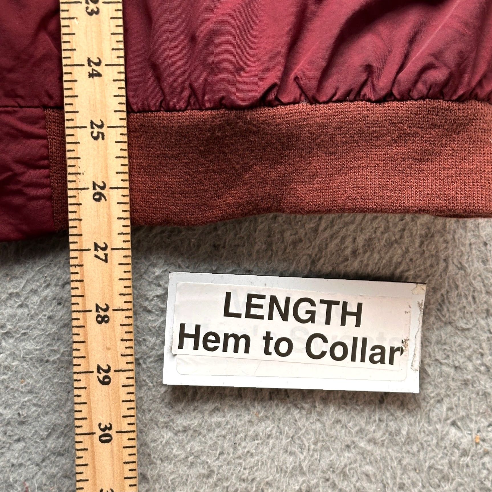 Vintage LL Bean 205107 Warm Up Fleece Lined Jacket Mens Large Red Pockets Thinsulate Insulation Jacket Mens Large Red Size US L / EU 52-54 / 3 - 4 Thumbnail