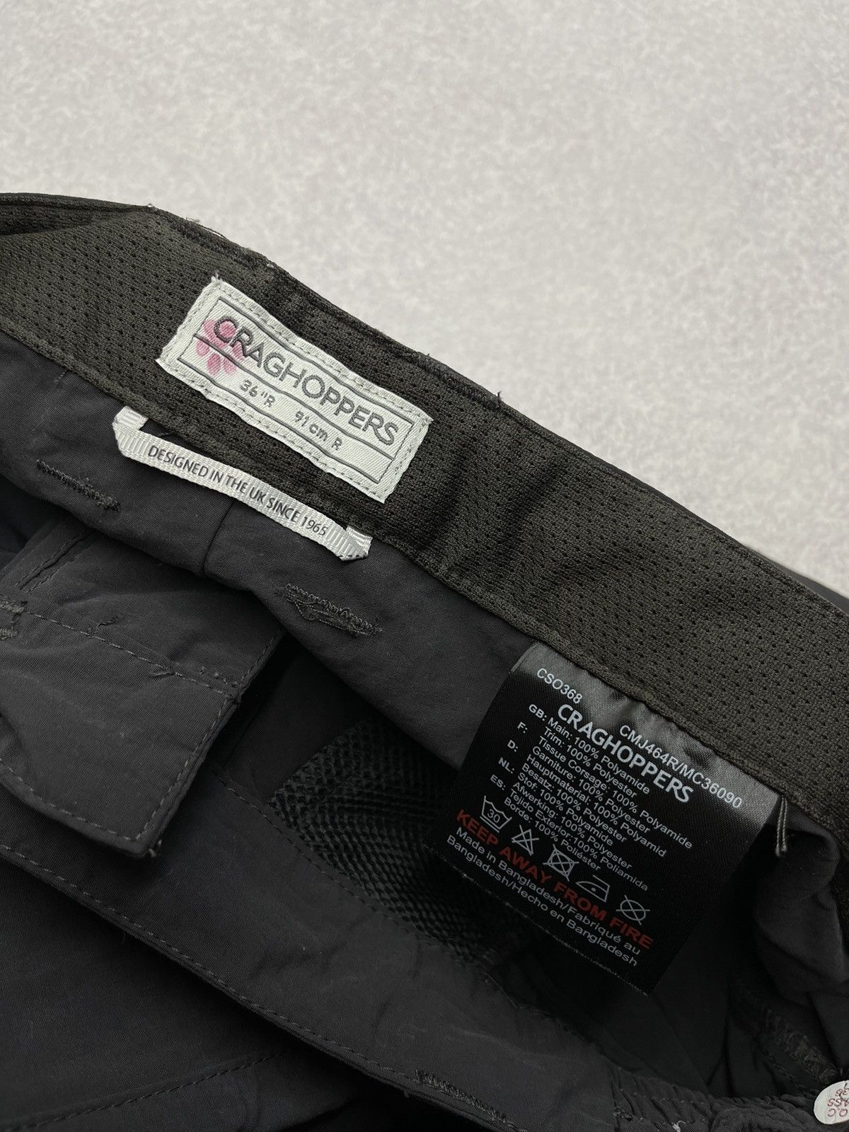 Goretex Mens Craghoppers NosiLife Tracking Pants Outdoor Gorpcore Size US 36 / EU 52 - 8 Thumbnail