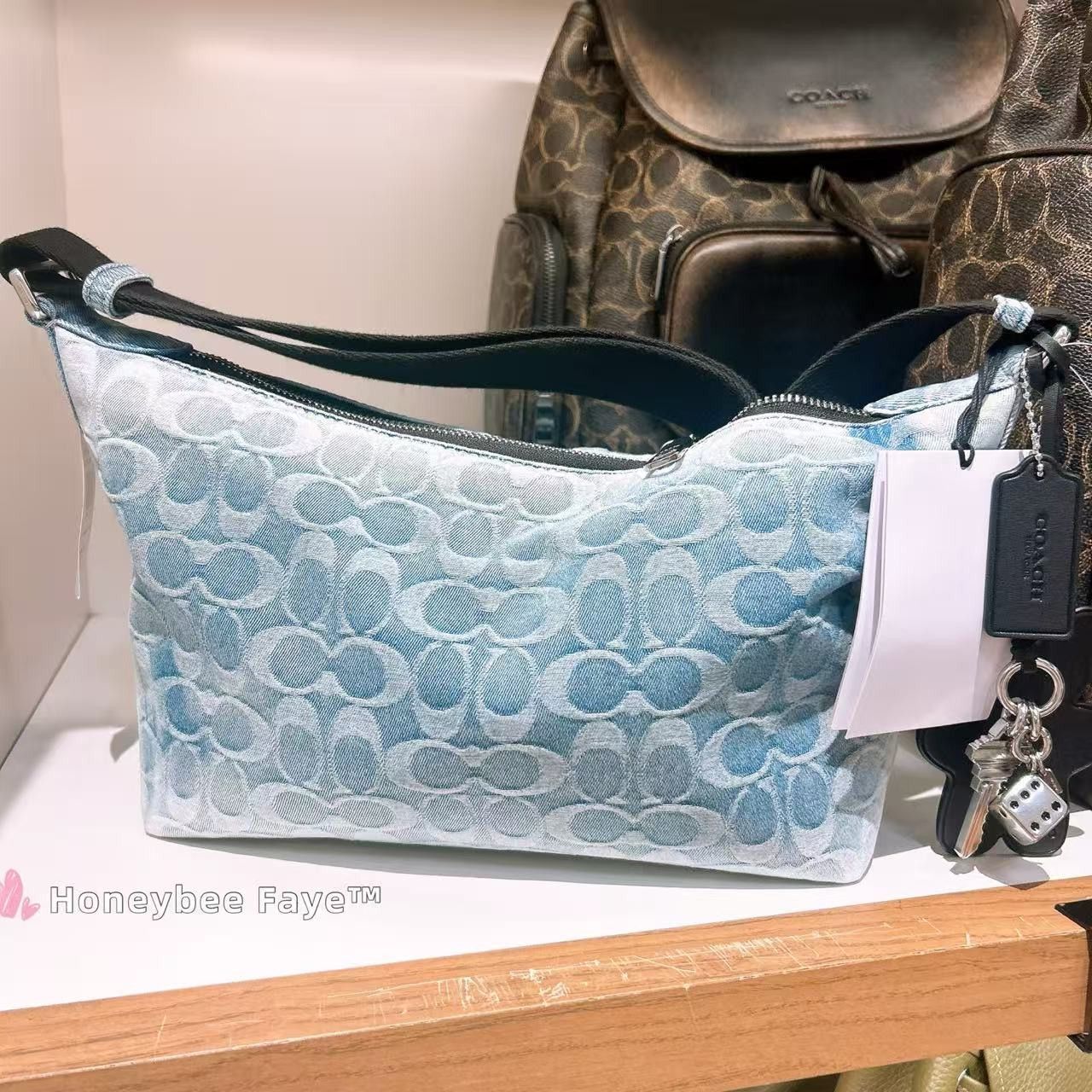 Coach Small Finn Crossbody With Pouch In Loved Signature CDY53 Size ONE SIZE - 4 Thumbnail