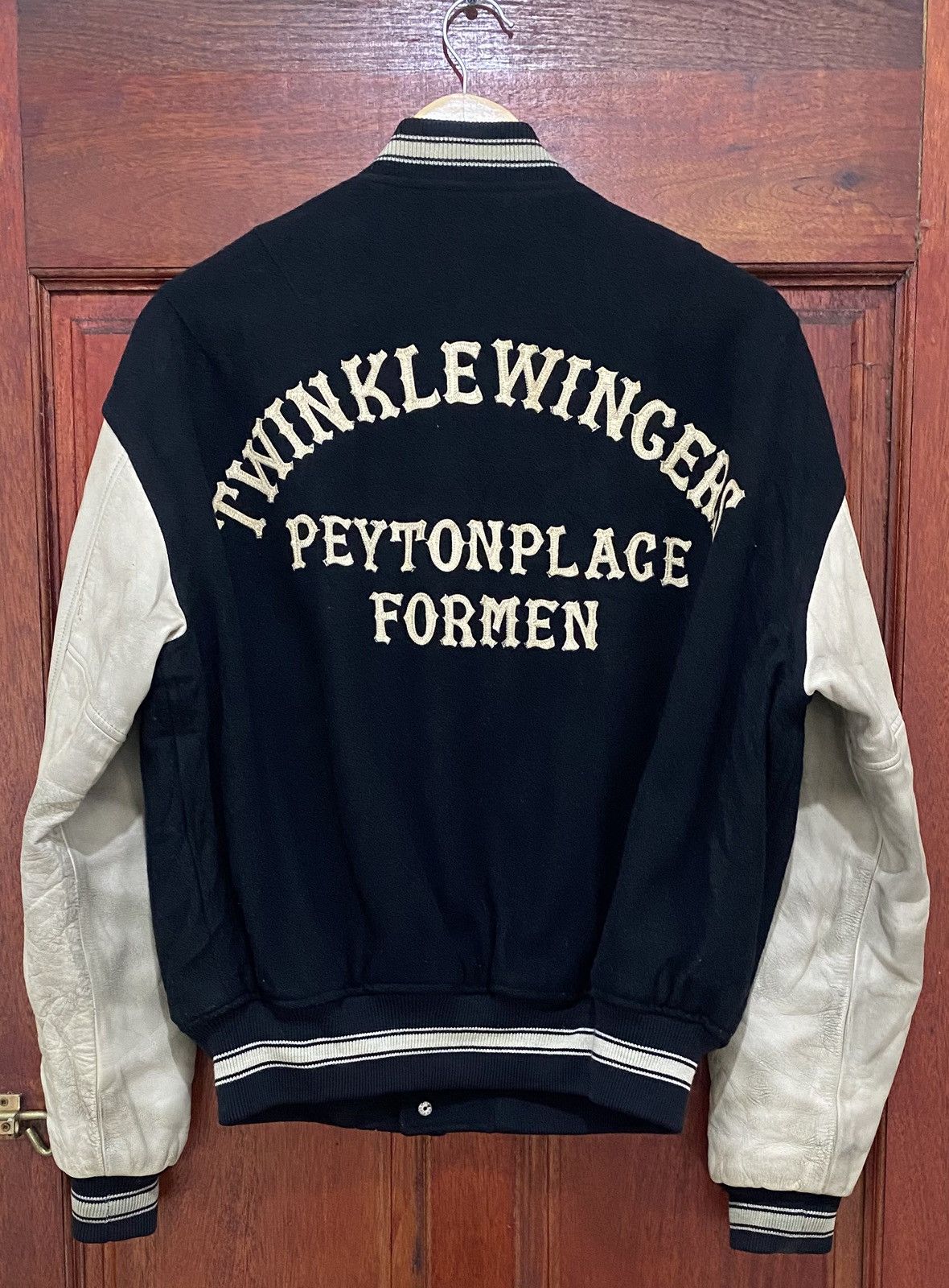 PPFM PPFM Wool Sleeve Leather Varsity Made Japan Size US M / EU 48-50 / 2 - 5 Thumbnail