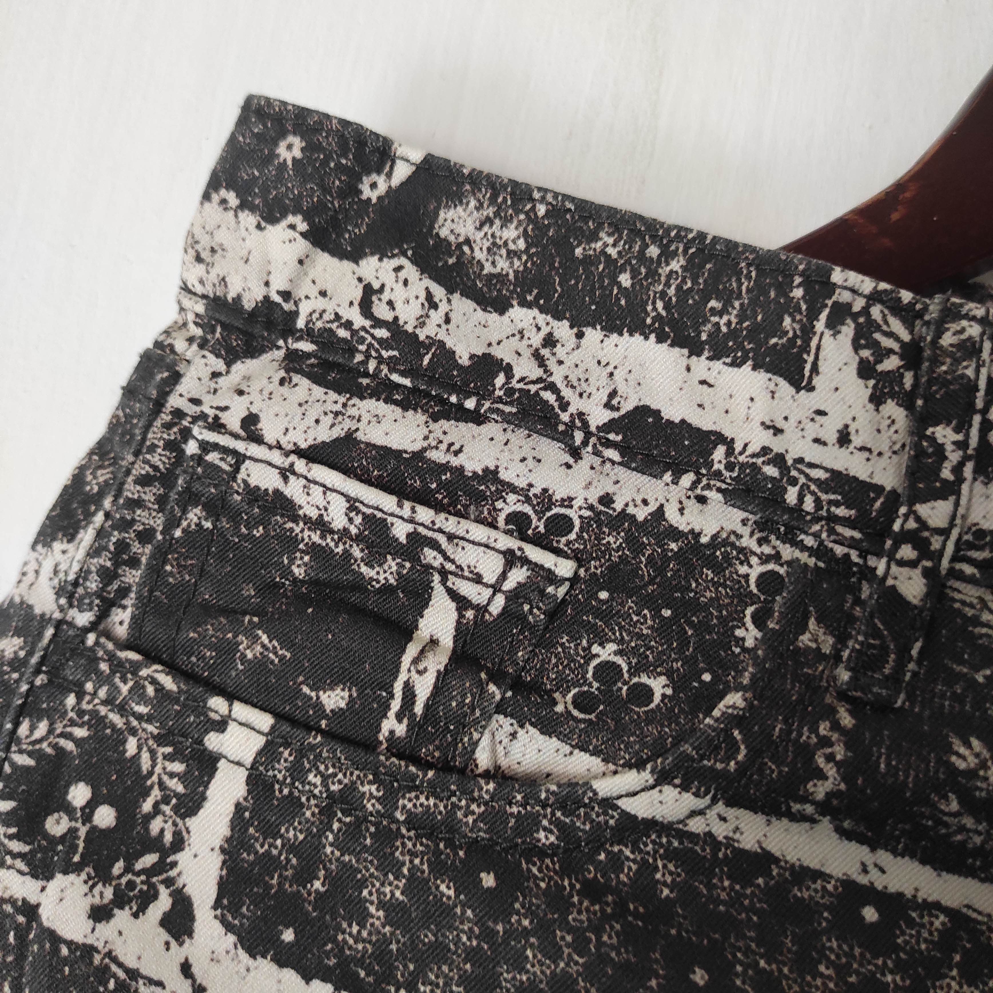 Jean Paul Gaultier Jean Paul Gaultier F/W'12 Cinder Block Flower Print Size US 28 / EU 44 - 10 Thumbnail