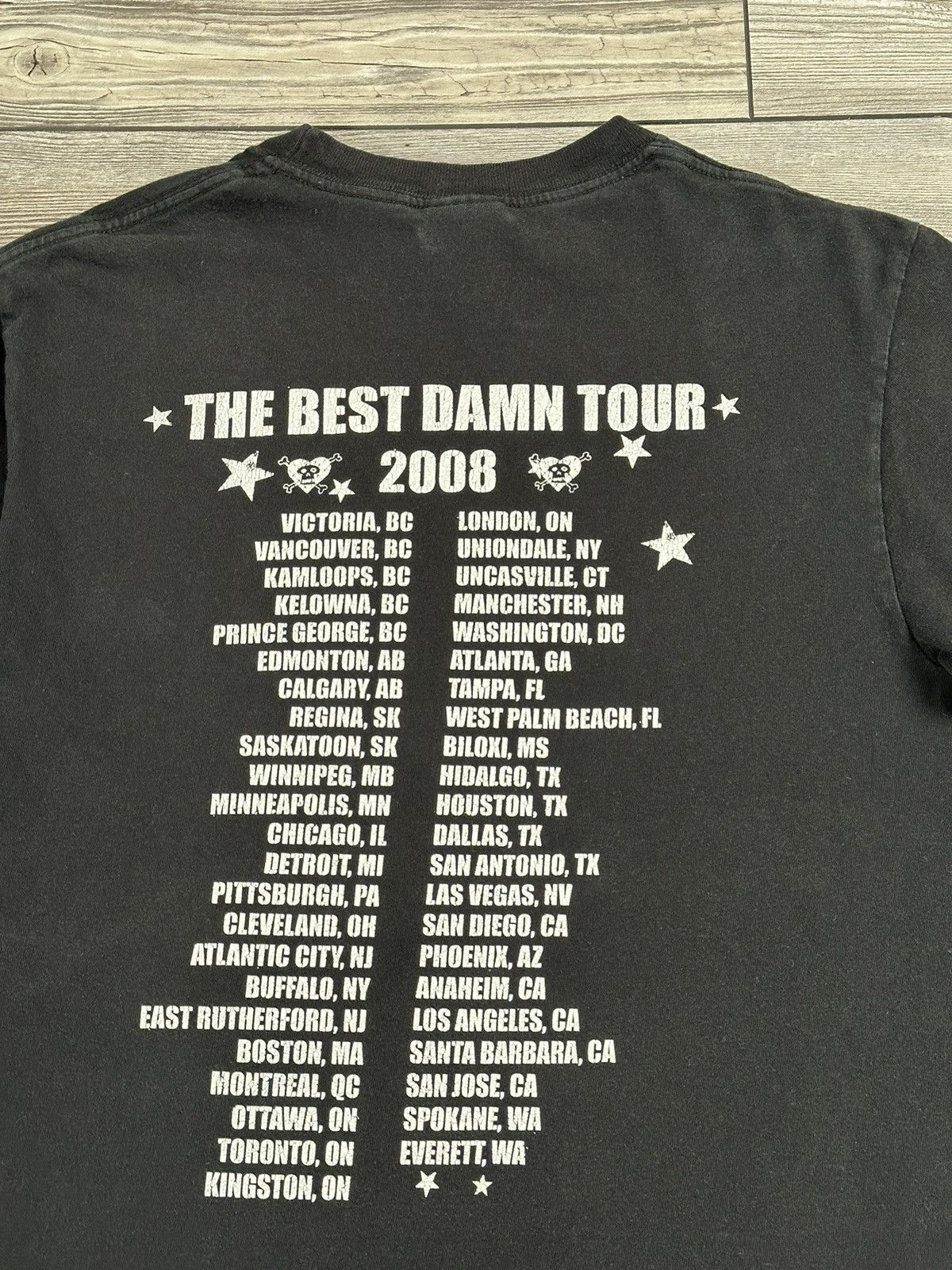 Band Tees × Vintage Y2K Avril Lavigne The Best Damn Tour T Shirt Size US S / EU 44-46 / 1 - 4 Thumbnail