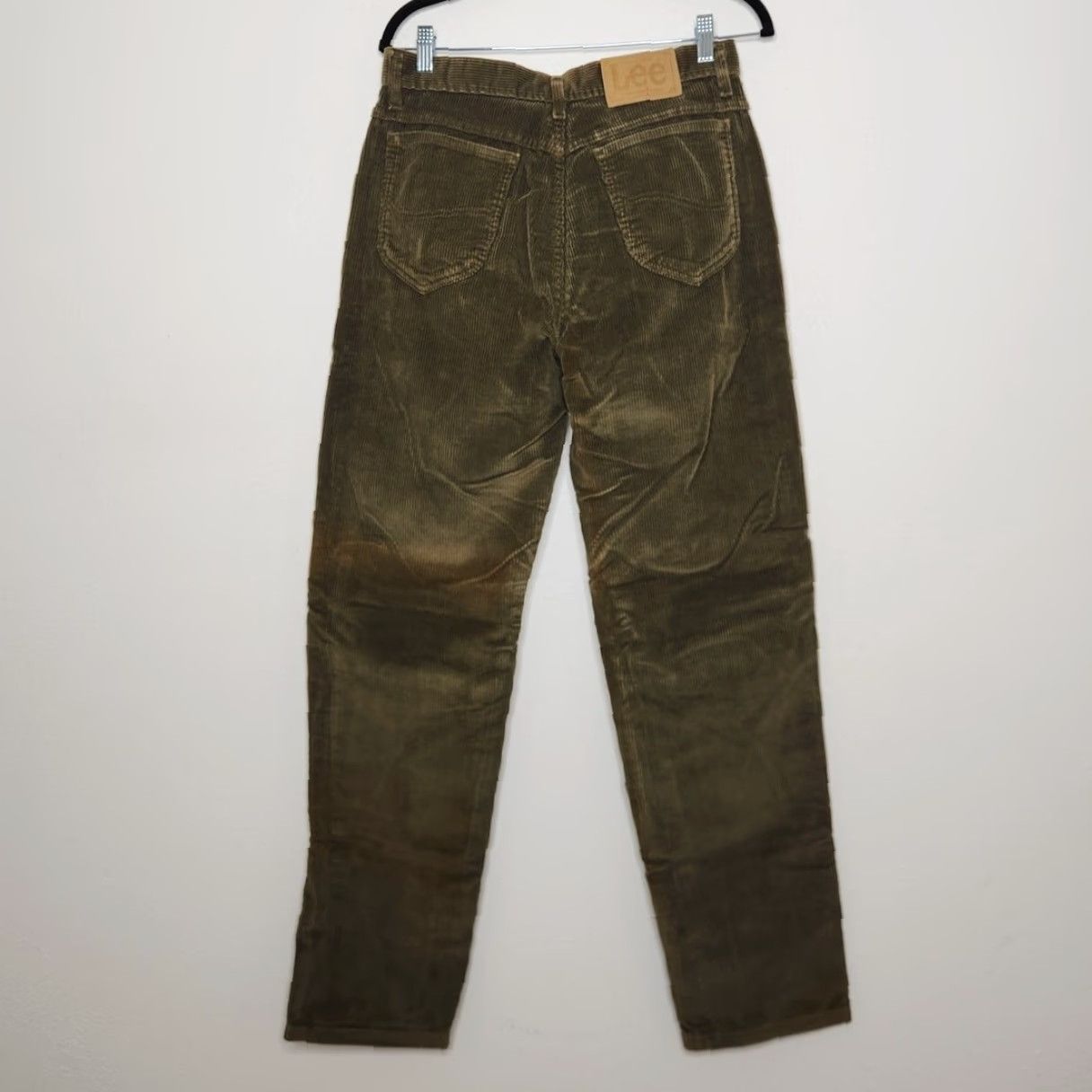 Lee VINTAGE Lee Corduroy Green Nature Earth Grunge Pants Bottoms 33x32 Men's Regular 31 Inseam Corduroy 90s Vintage Grunge Lee Pants Size US 33 - 7 Thumbnail