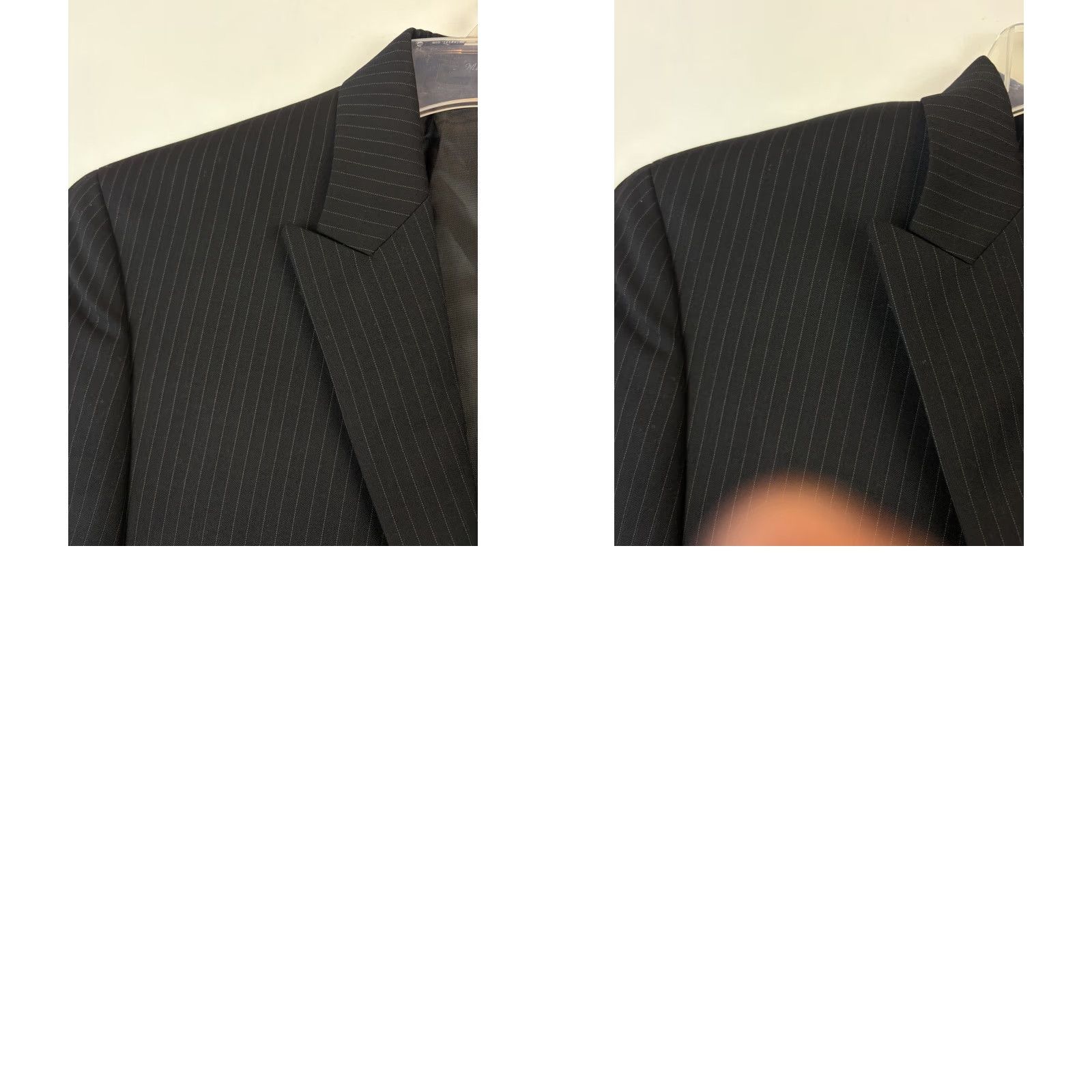 Michael Kors Michael Kors Men Blazer Shirt? 36S Black Pinstripe Two Button Sport Coat Jacket Dress Coat Blazer Size 36R - 9 Thumbnail