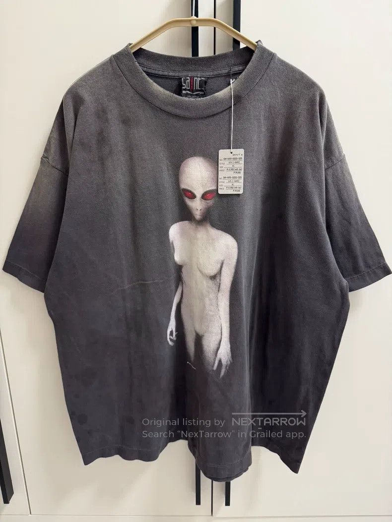 Saint Michael Saint Michael Alien washed old short sleeves Size US XL / EU 56 / 4 - 1 Thumbnail
